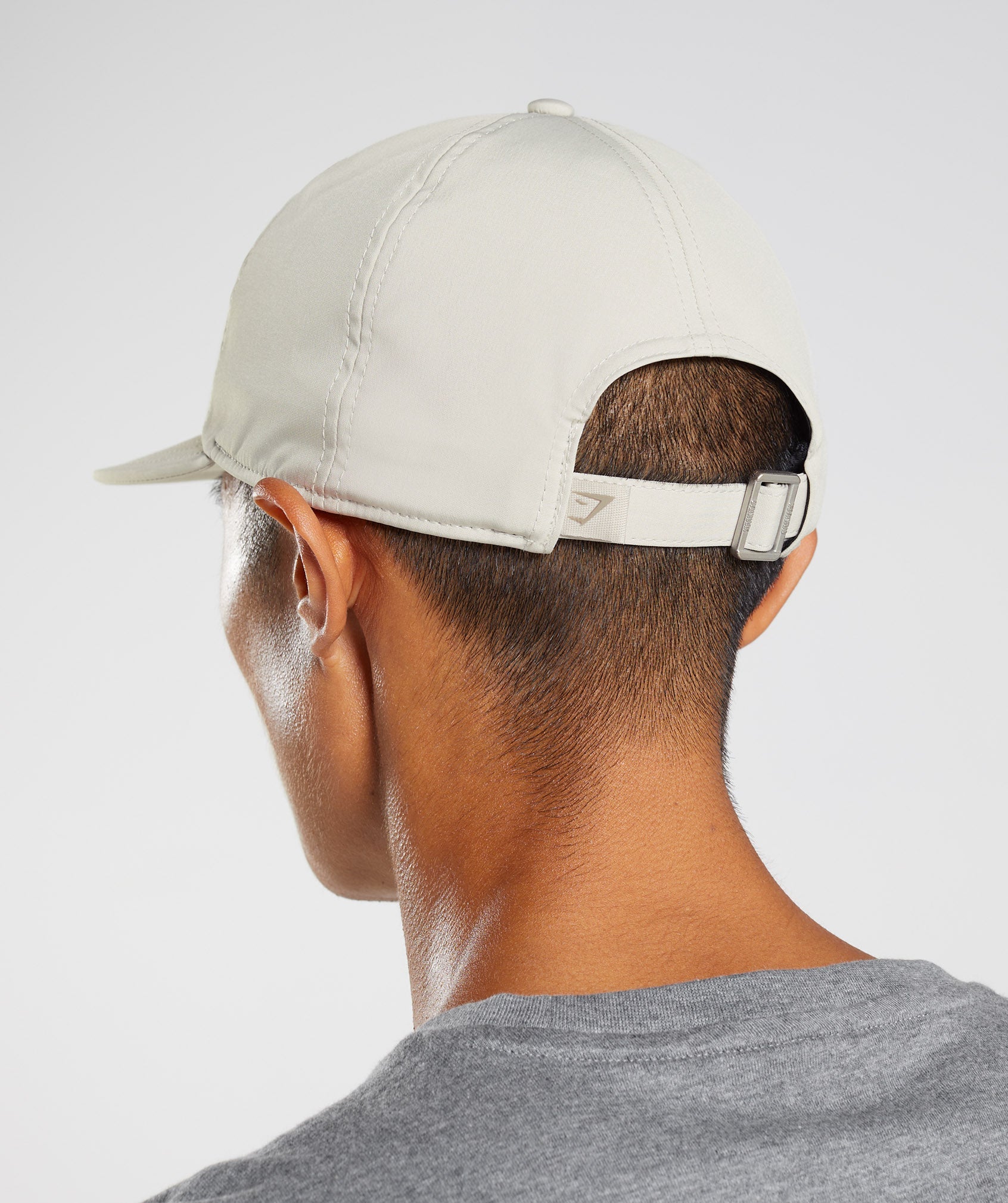 Flat Peak Cap in Pebble Grey - view 4