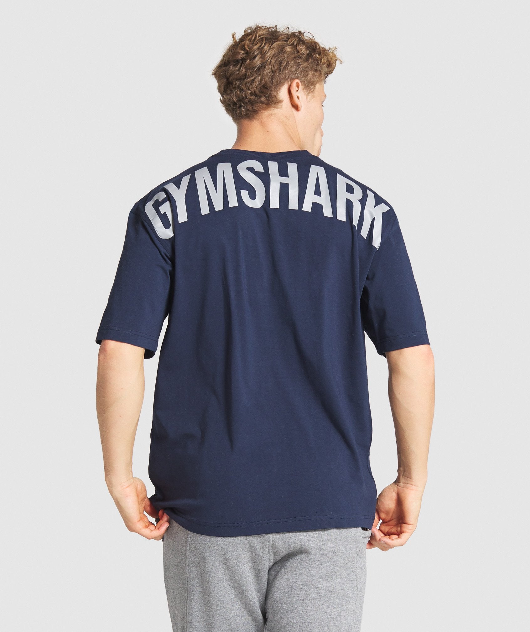 Gymshark Power T-Shirt - Dark Blue | Gymshark