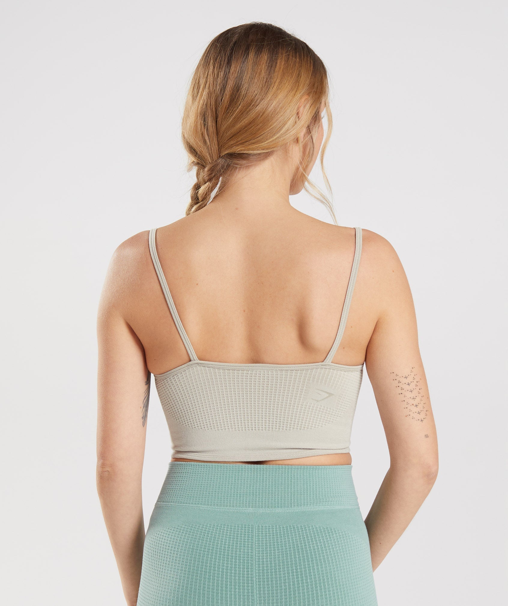 Pause Seamless Bralette in Pebble Grey - view 2