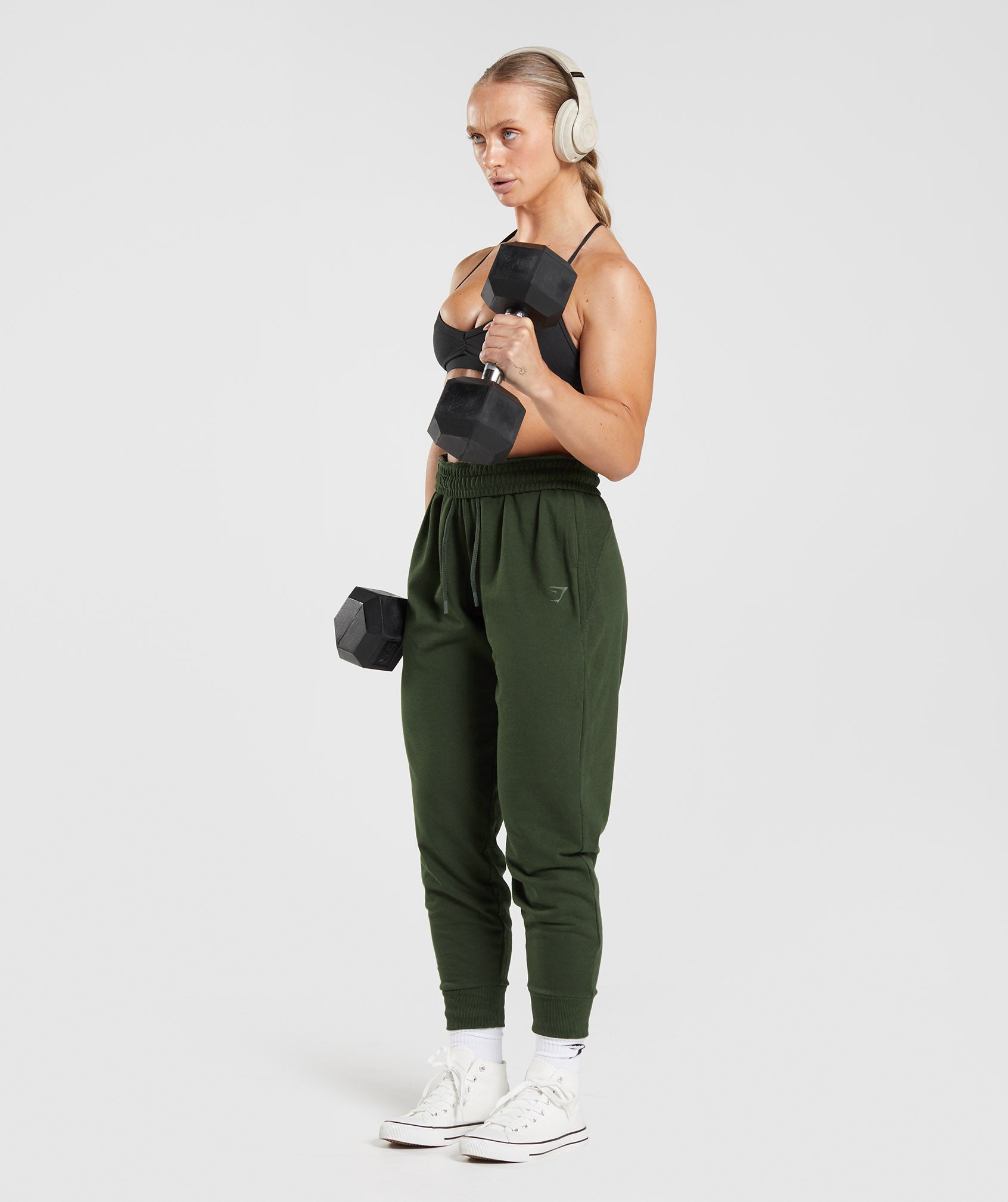 Gymshark GS Power Joggers - Moss Olive