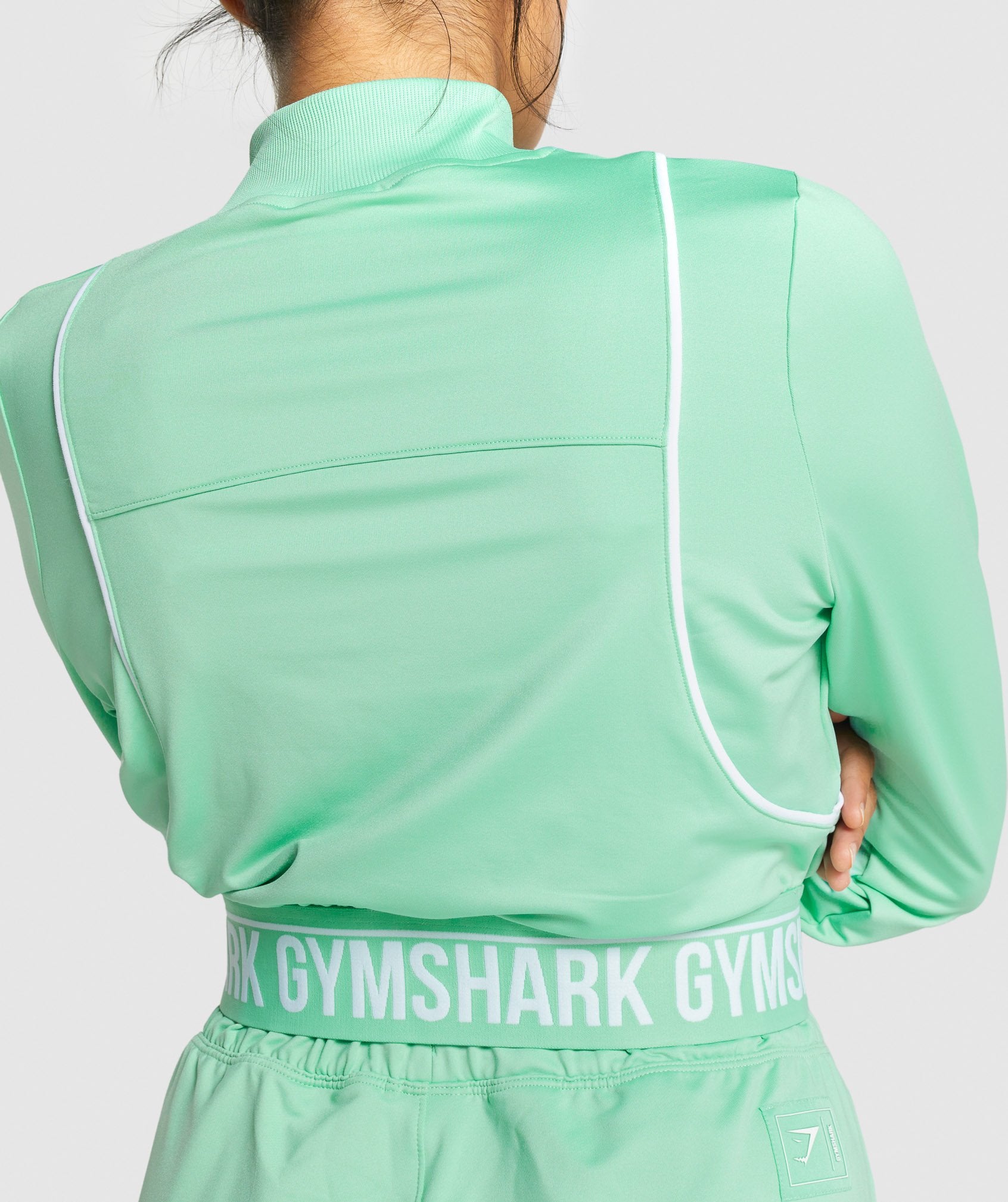 Women's Gymshark Recess Track training trousers cactus green 