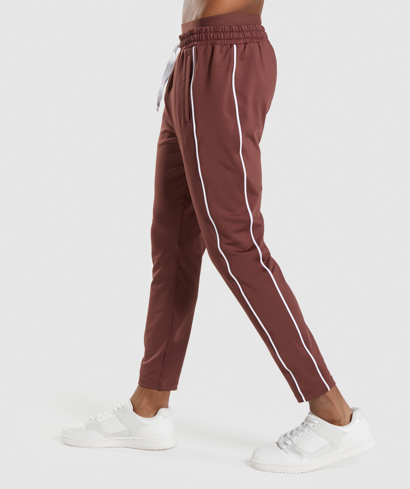 Recess Joggers in Cherry Brown/White - view 3