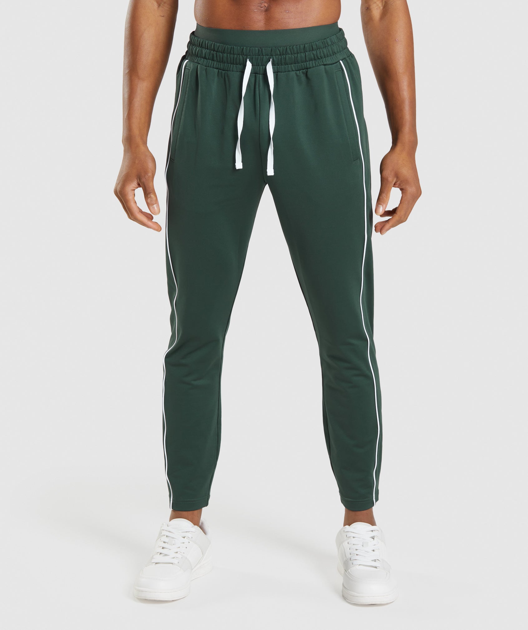 Recess Joggers in Obsidian Green/White - view 1