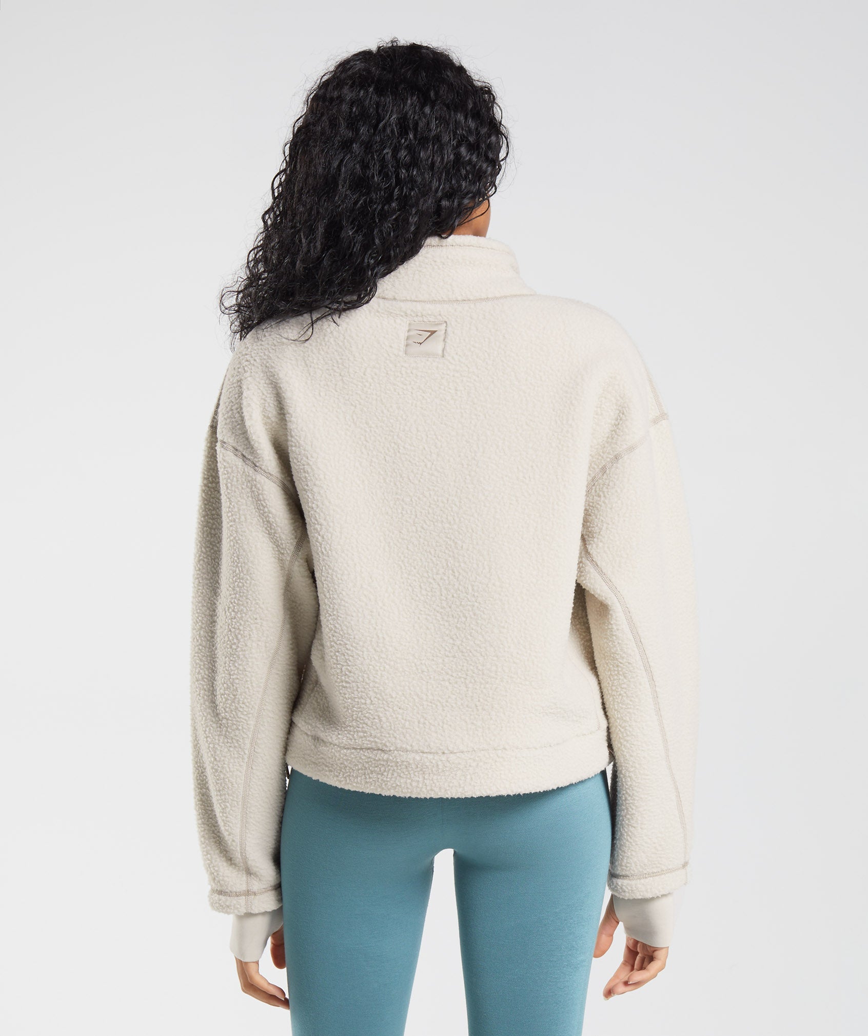 Pause Borg Pullover in Pebble Grey - view 3