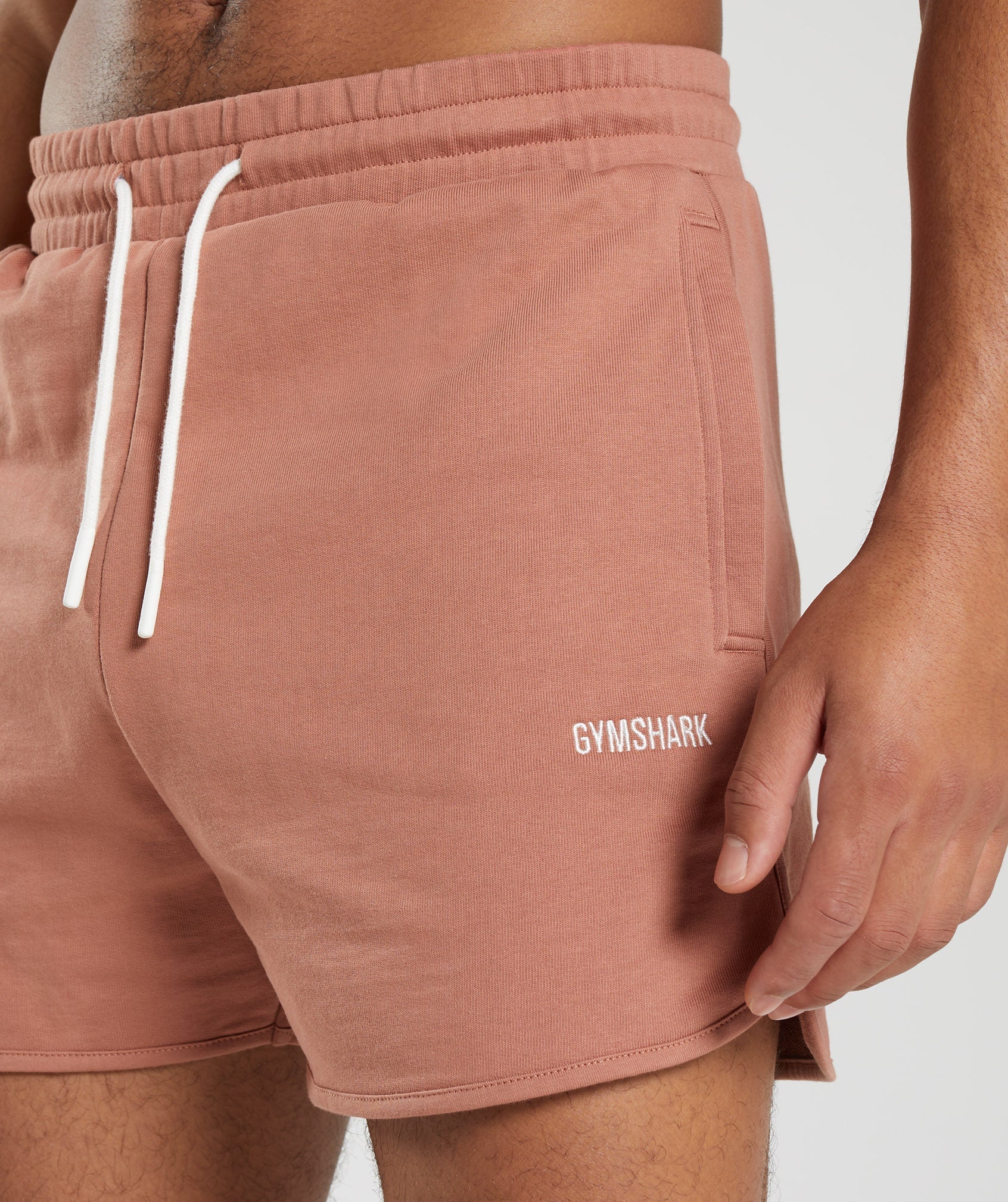 Rest Day Sweats 4'' Lounge Shorts in Toffee Brown - view 7