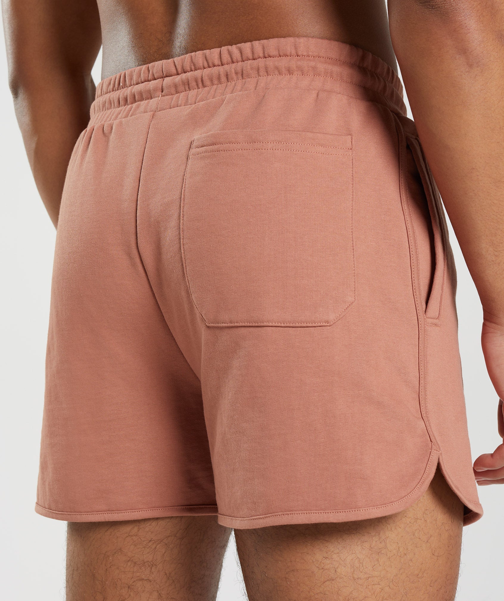 Rest Day Sweats 4'' Lounge Shorts in Toffee Brown - view 8