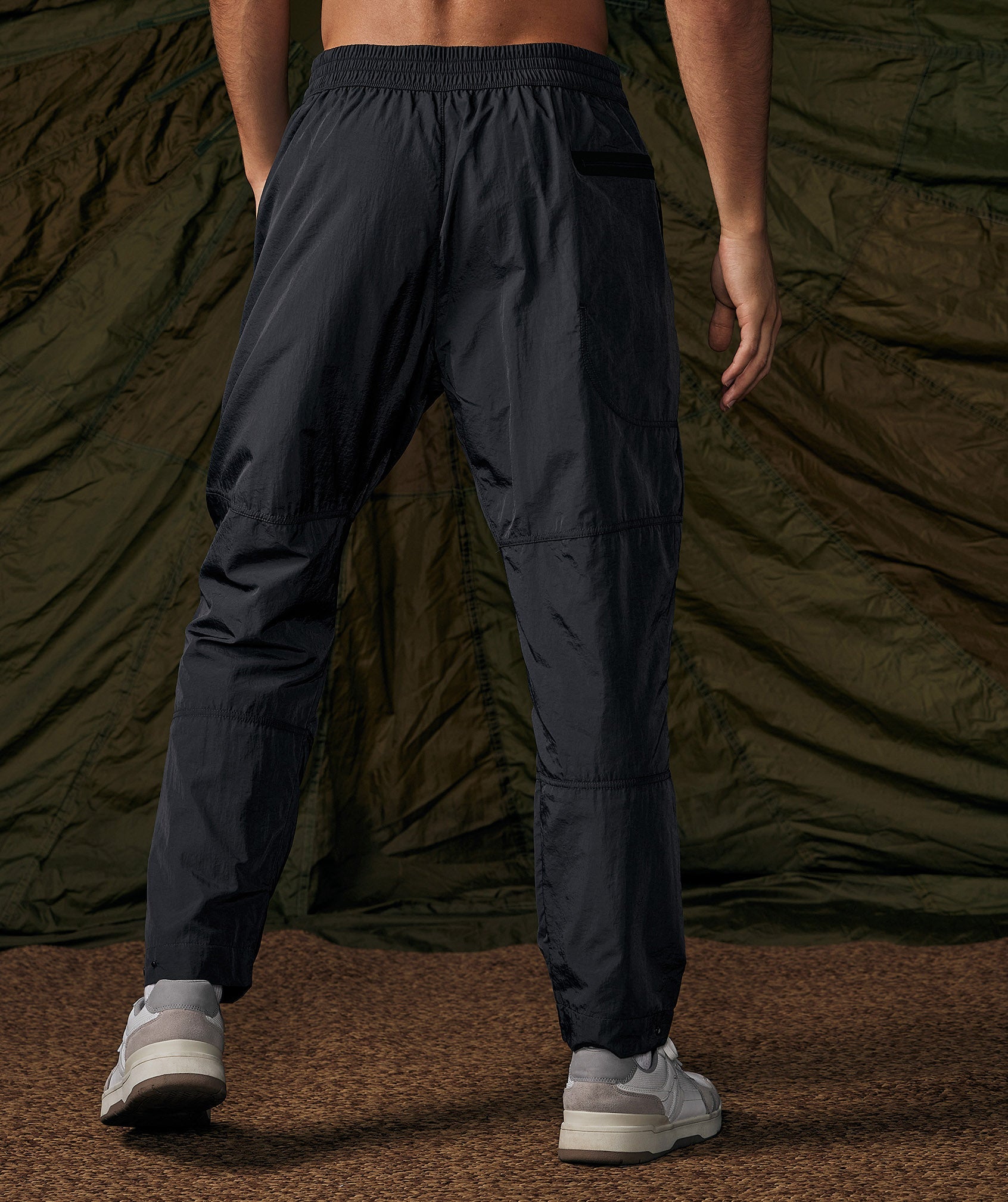 Blitz Windbreaker Pants Navy - Mini (Junior)