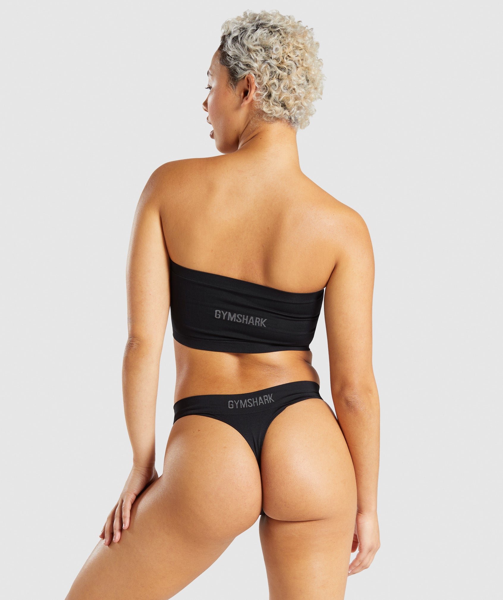 Seamless Bandeau in Black - view 2