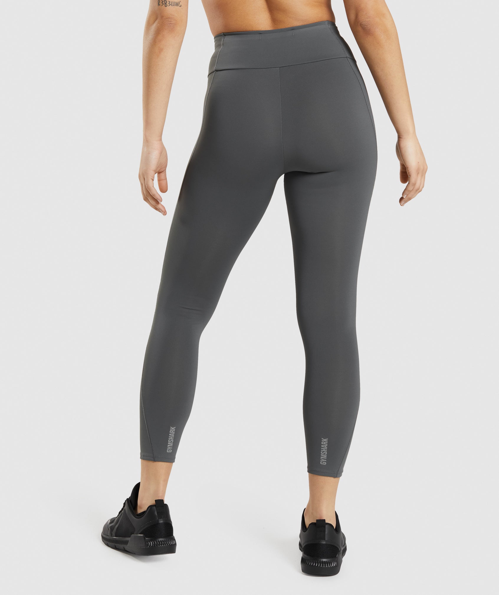 Gymshark Speed Leggings - Charcoal Gray - Small