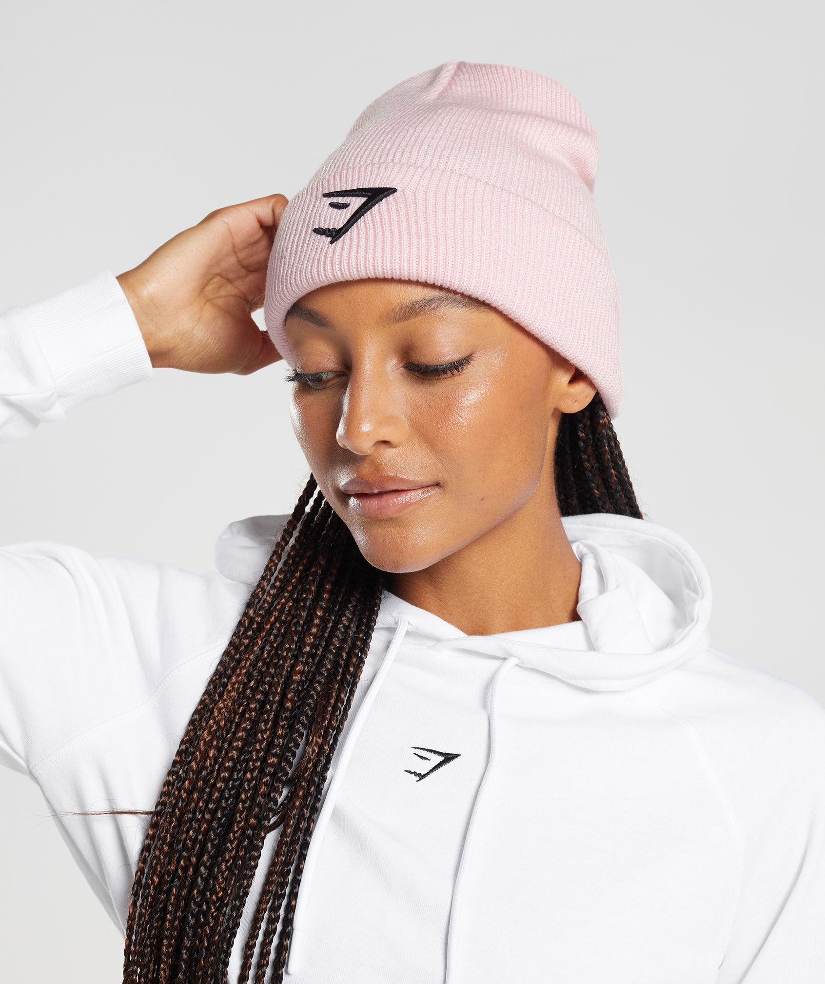 Sharkhead Beanie in Sweet Pink - view 3