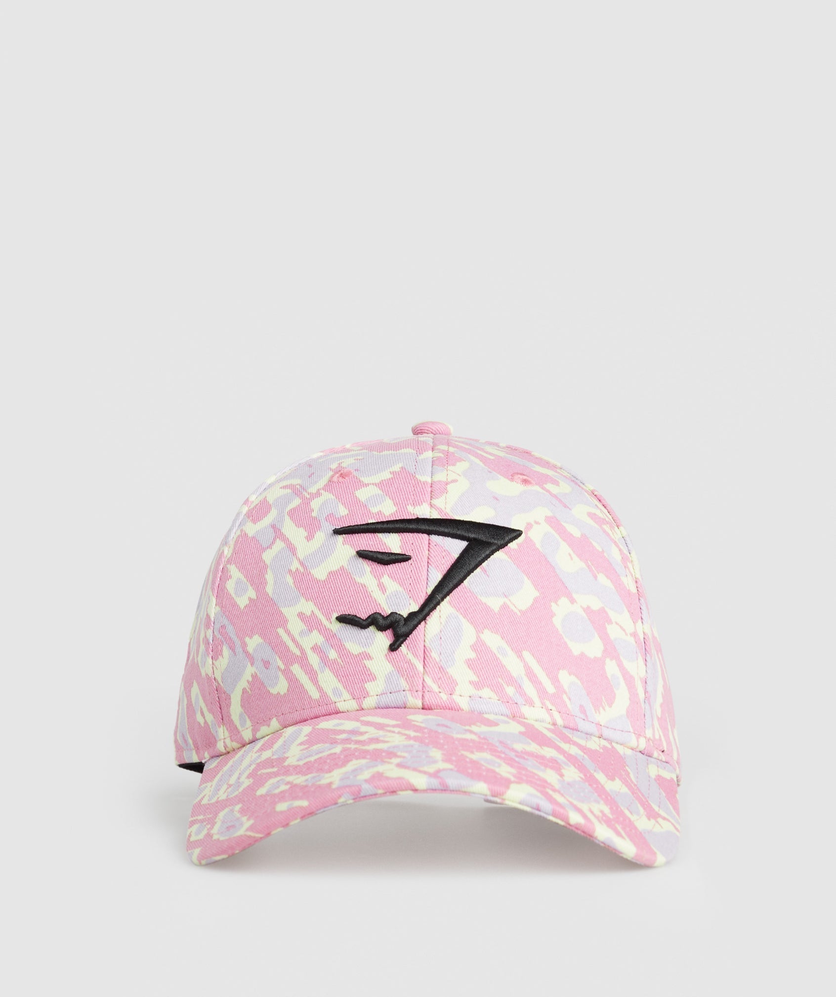 Sharkhead Cap in Pink Print - view 1