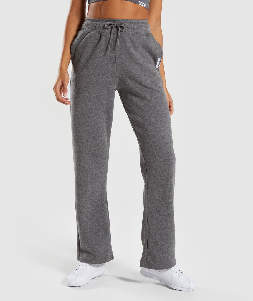 straight leg jogging pants