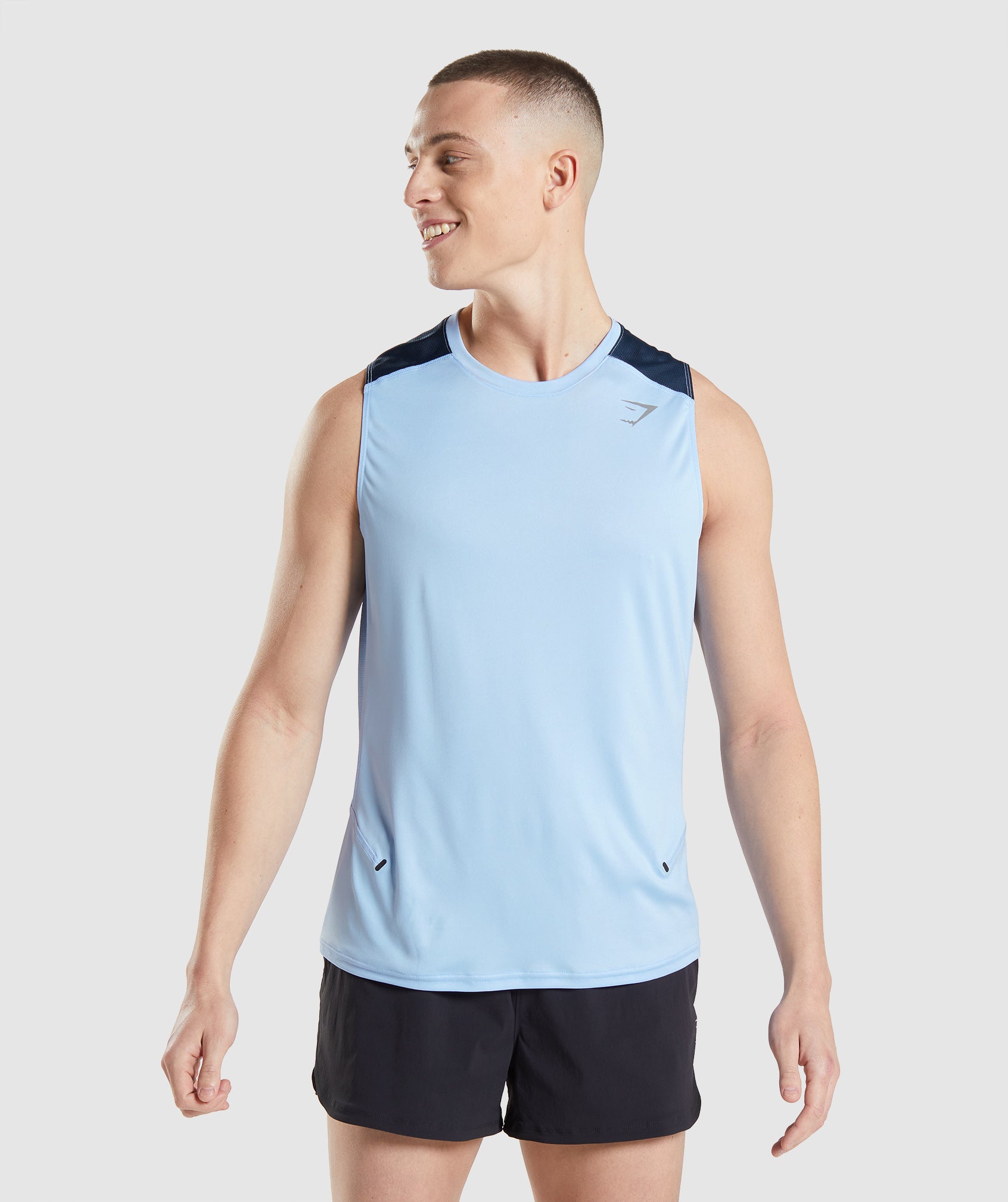 Speed Evolve Tank in Moonstone Blue - view 1