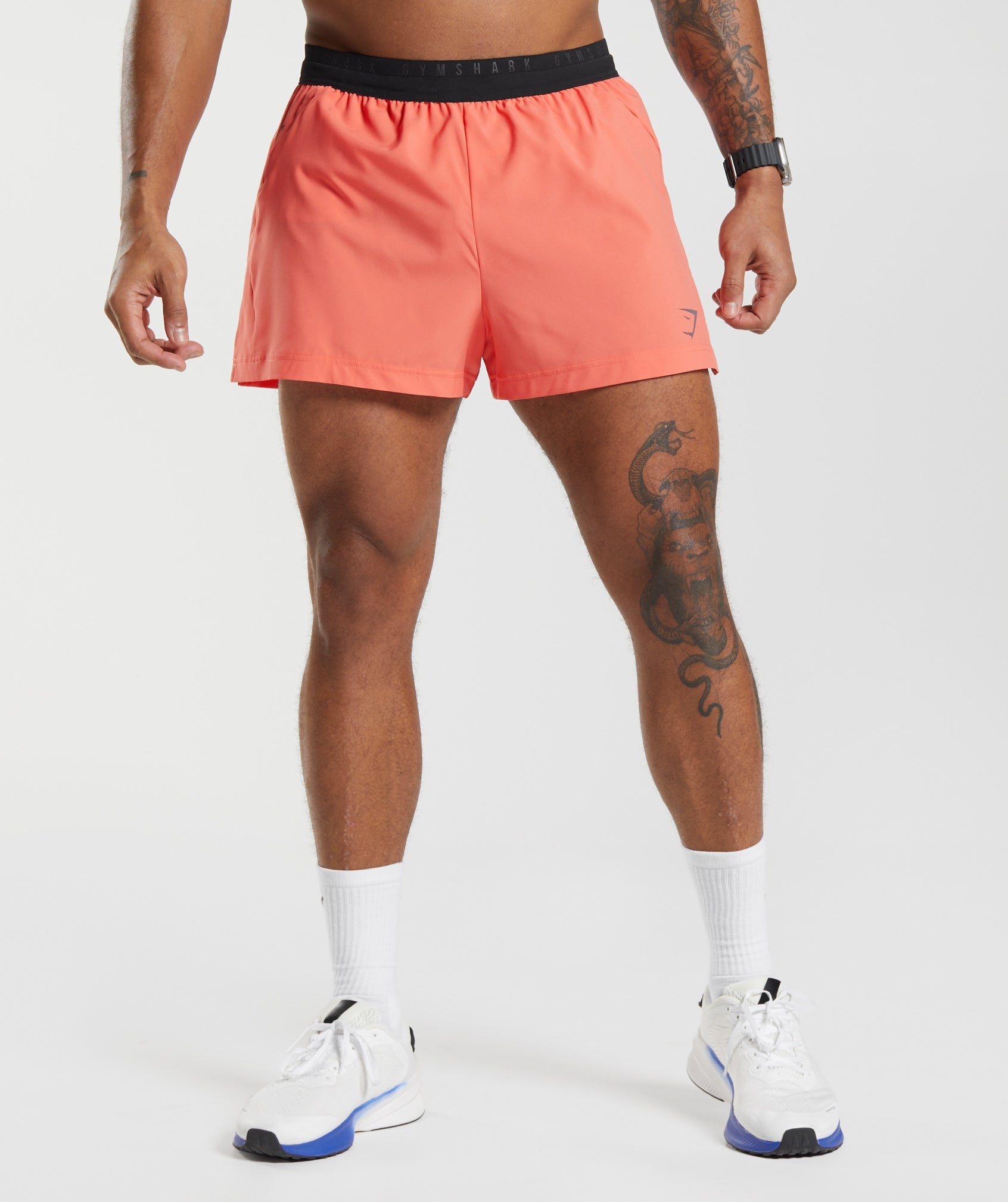 Mens Orange Shorts