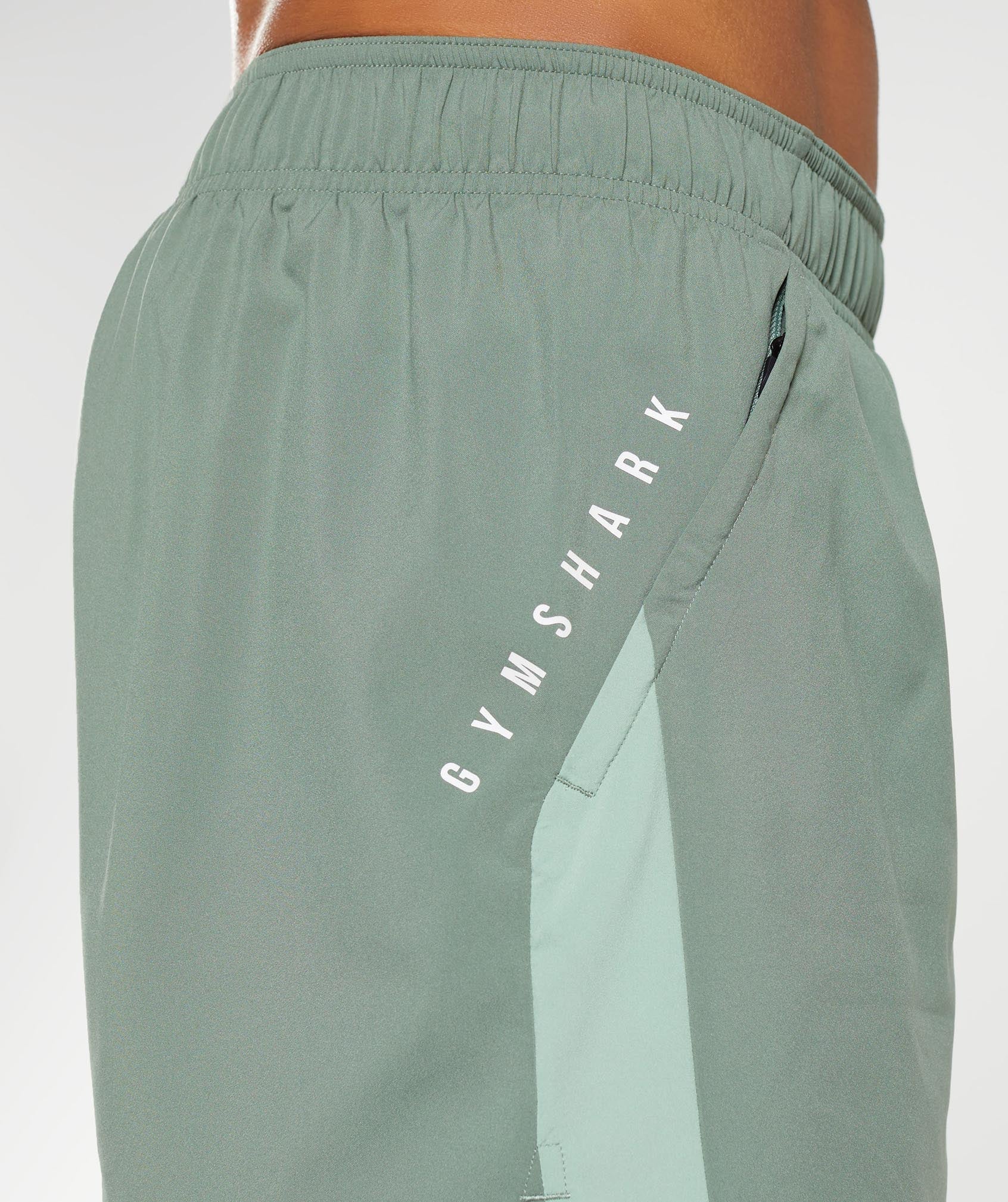 Sport 5" Shorts in Willow Green/Desert Sage Green - view 5