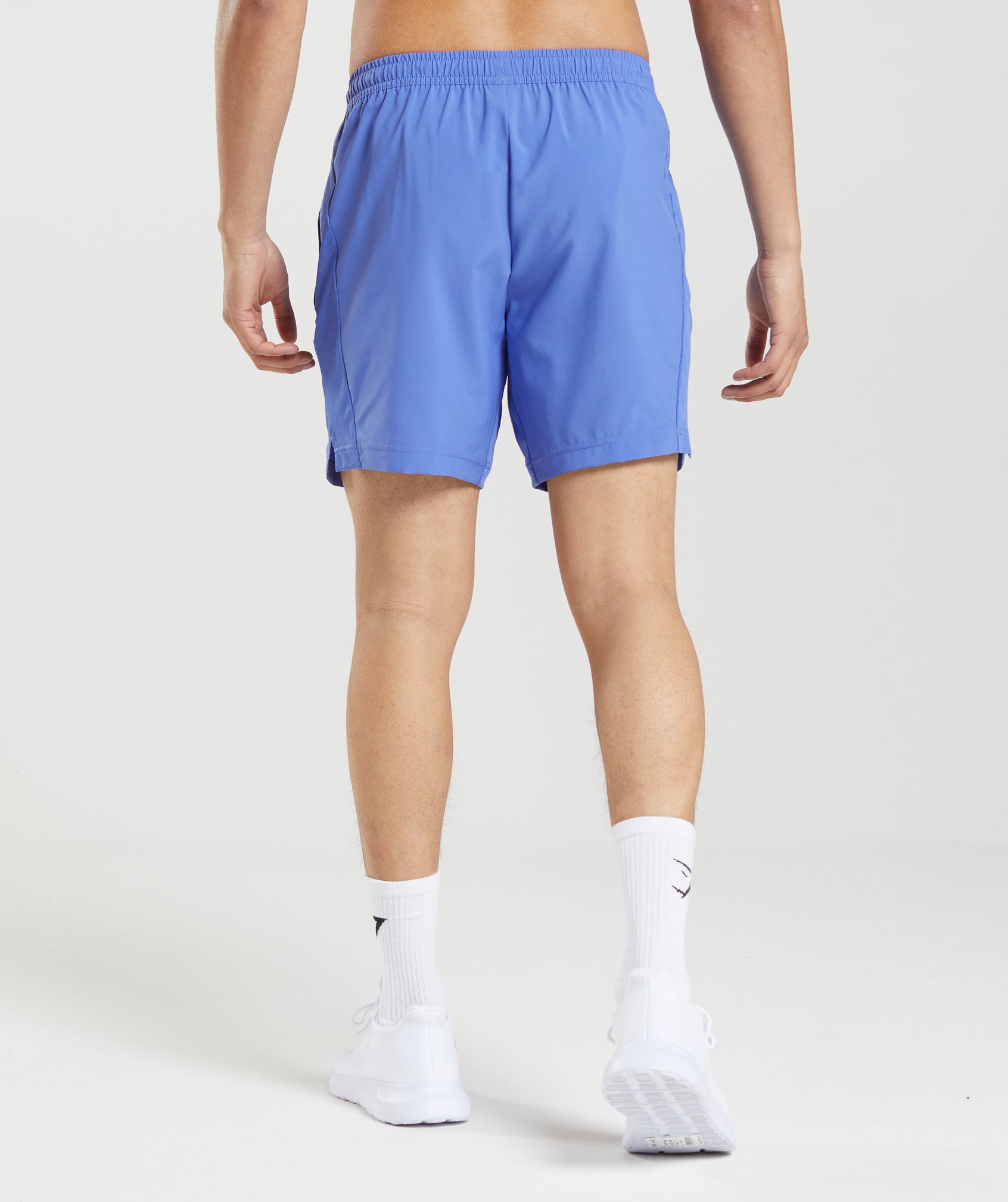 Sport Stripe 7" Shorts in Court Blue - view 2