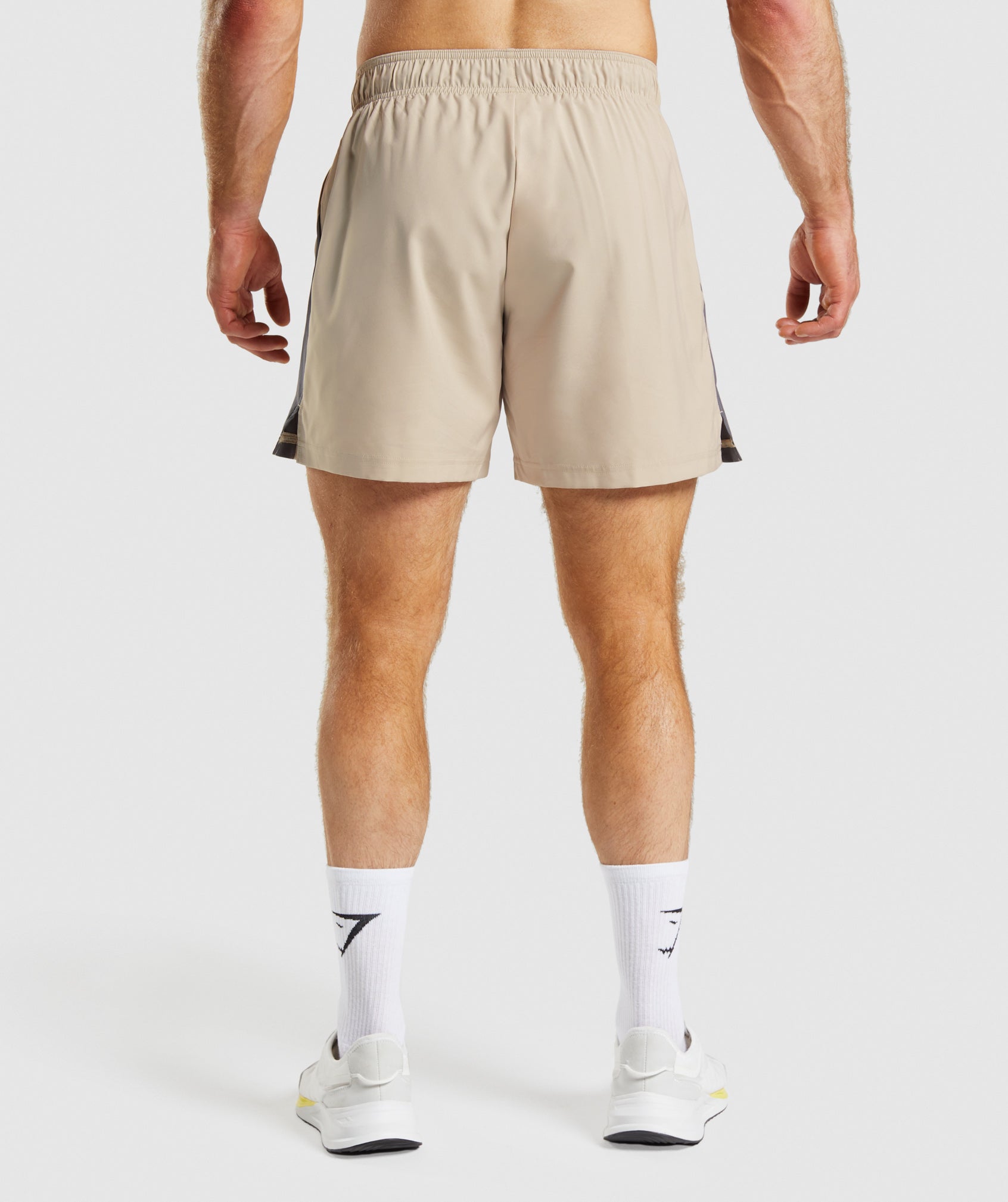 Sport Shorts in Toasted Brown/Silhouette Grey - view 2