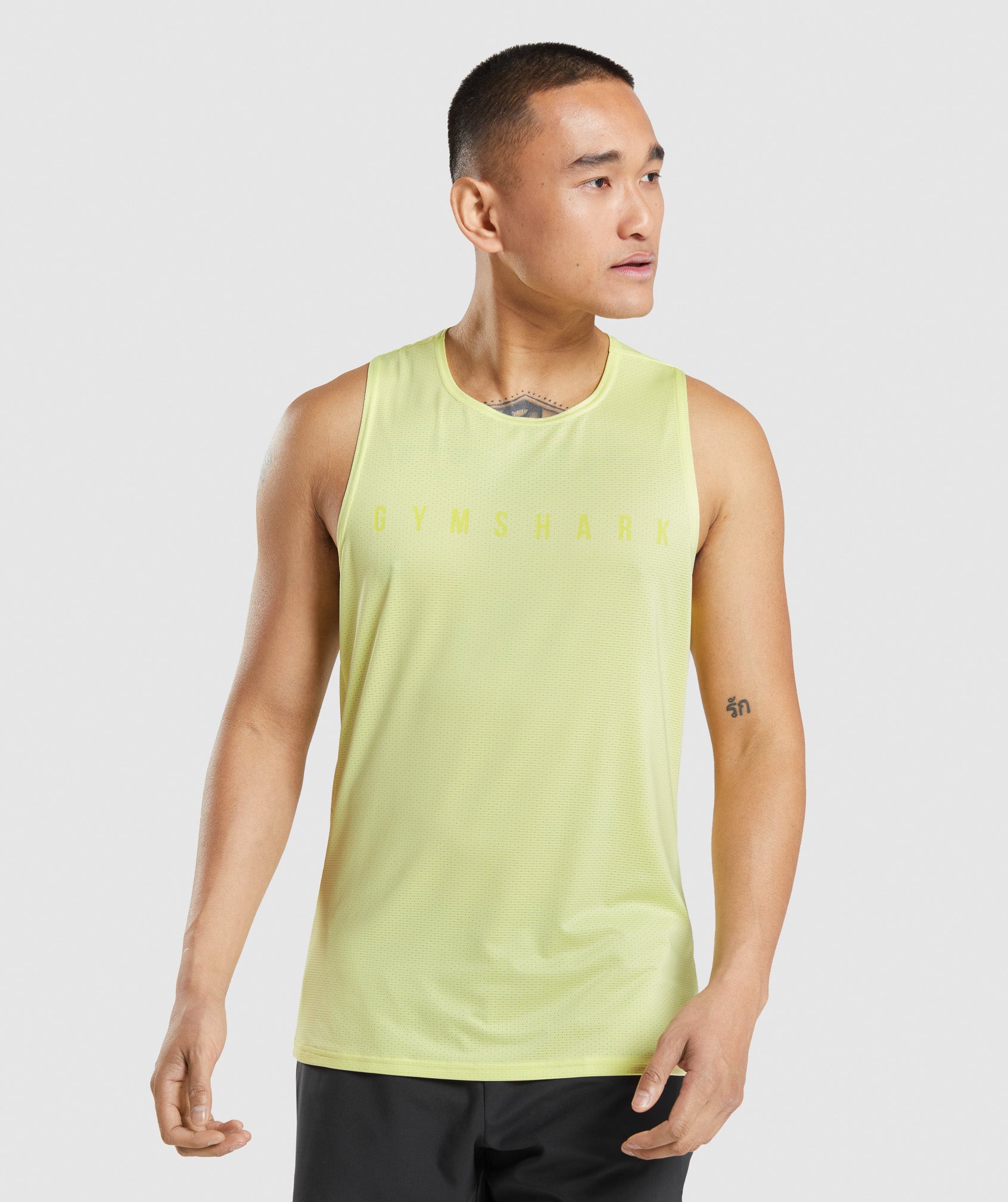 Sport Stripe Tank in Firefly Green - view 1