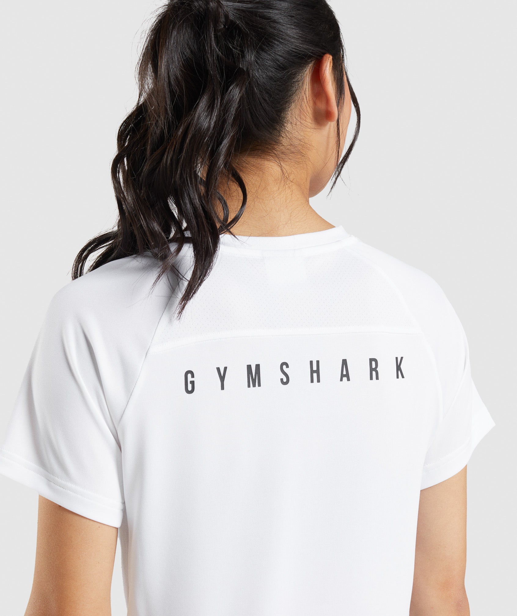 Gymshark Sport Midi T-Shirt - White | Gymshark