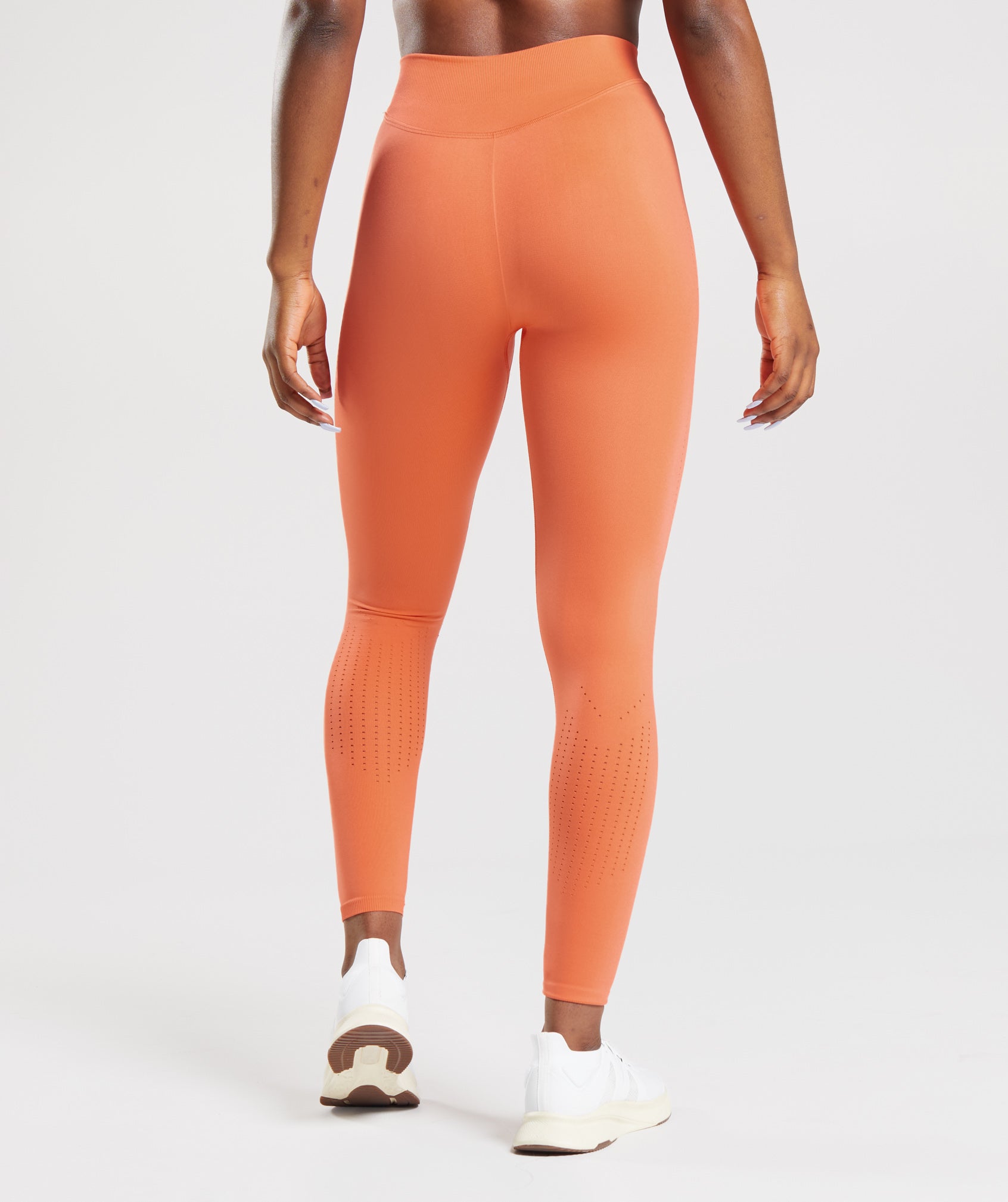 Sweat Seamless Leggings in Aerospace Orange - view 2