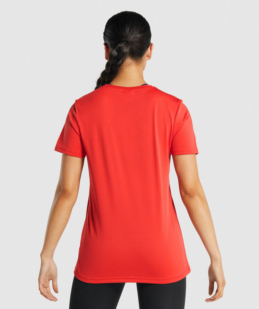 Gymshark Training T-Shirt - Red | Gymshark