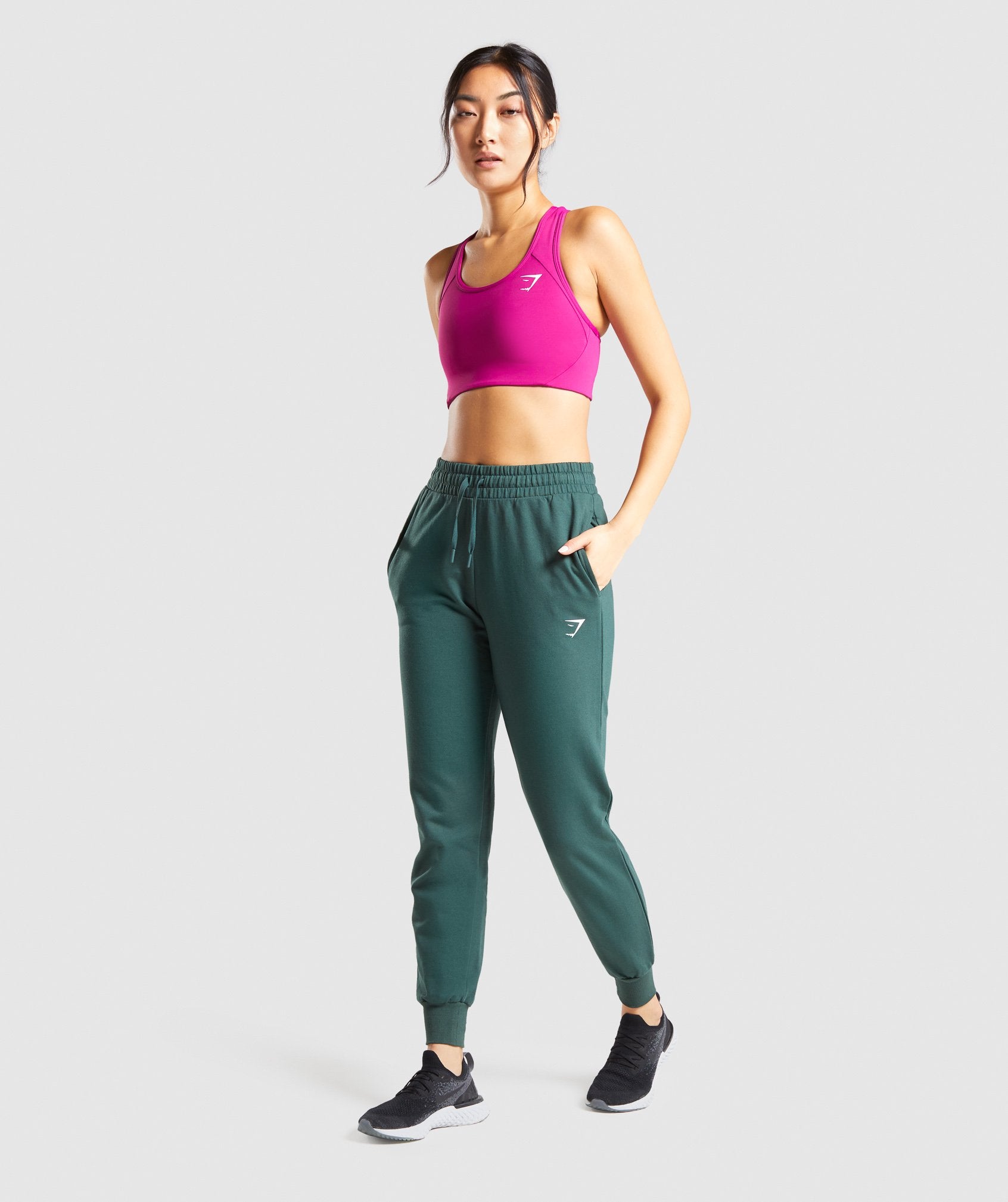 Training Joggers in Dark Green