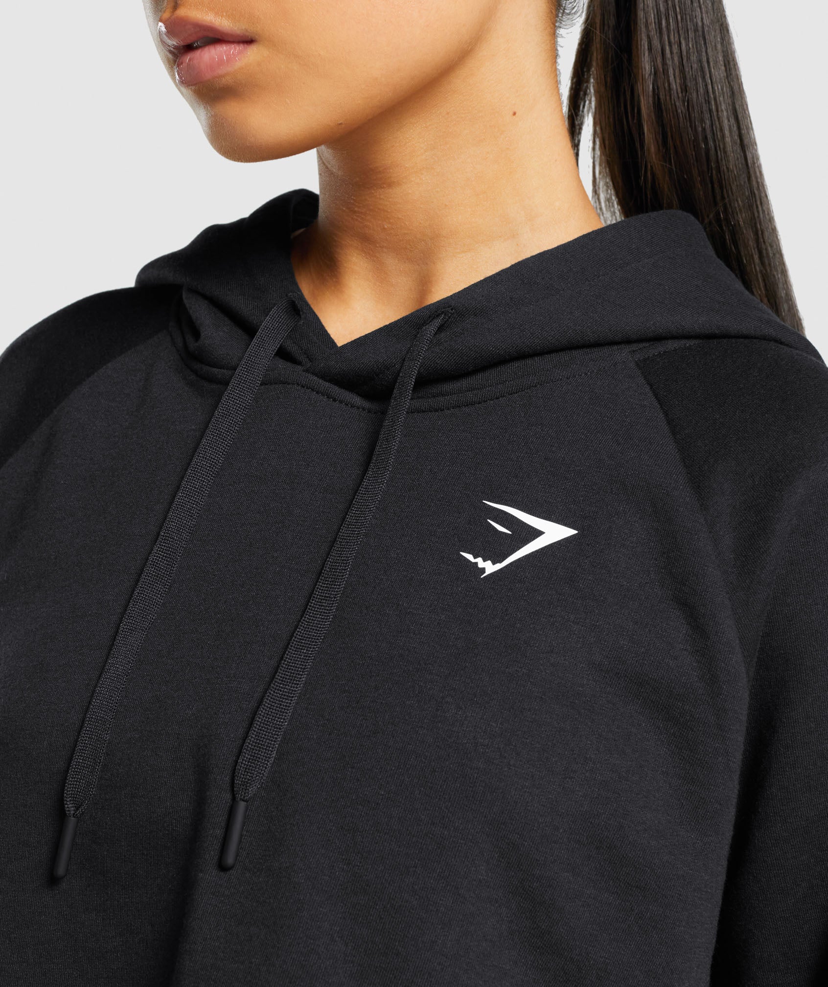 Gymshark Training Cropped Hoodie - Black