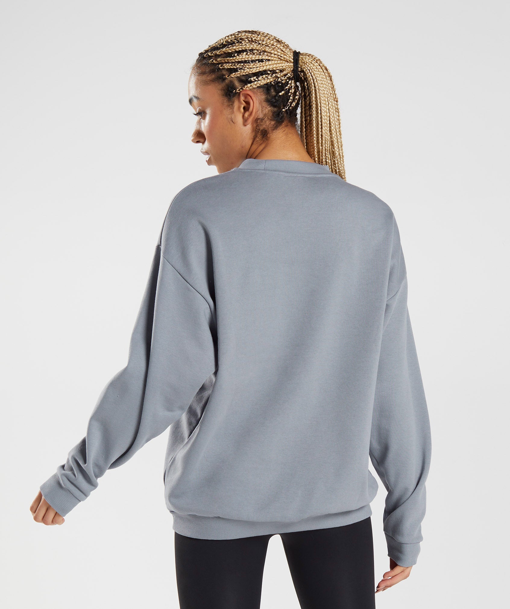 Training Oversized Sweatshirt in Drift Grey - view 2