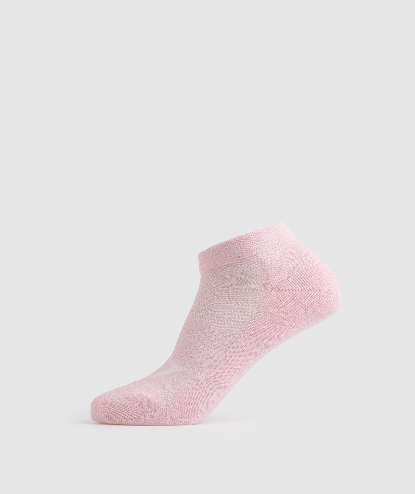 Trainer Socks 3pk in Baked Maroon/Sweet Pink/White - view 6