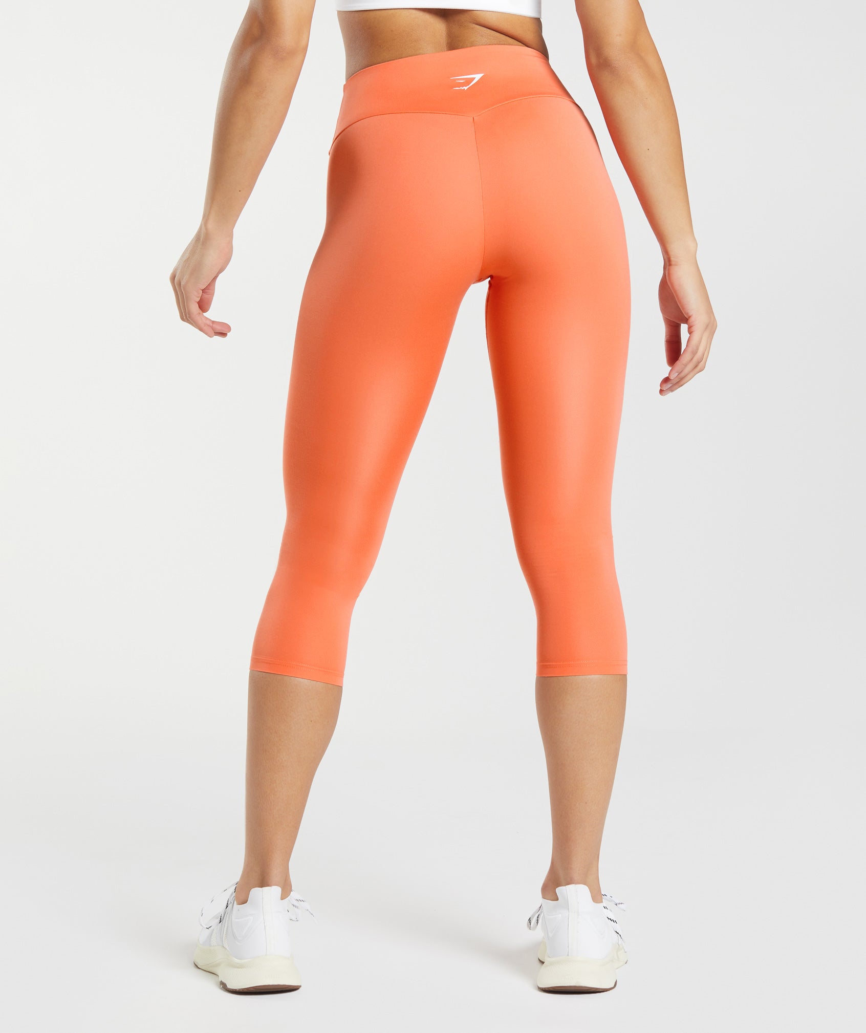 Super Soft 7/8 Yoga Leggings - Orange Cloud Print