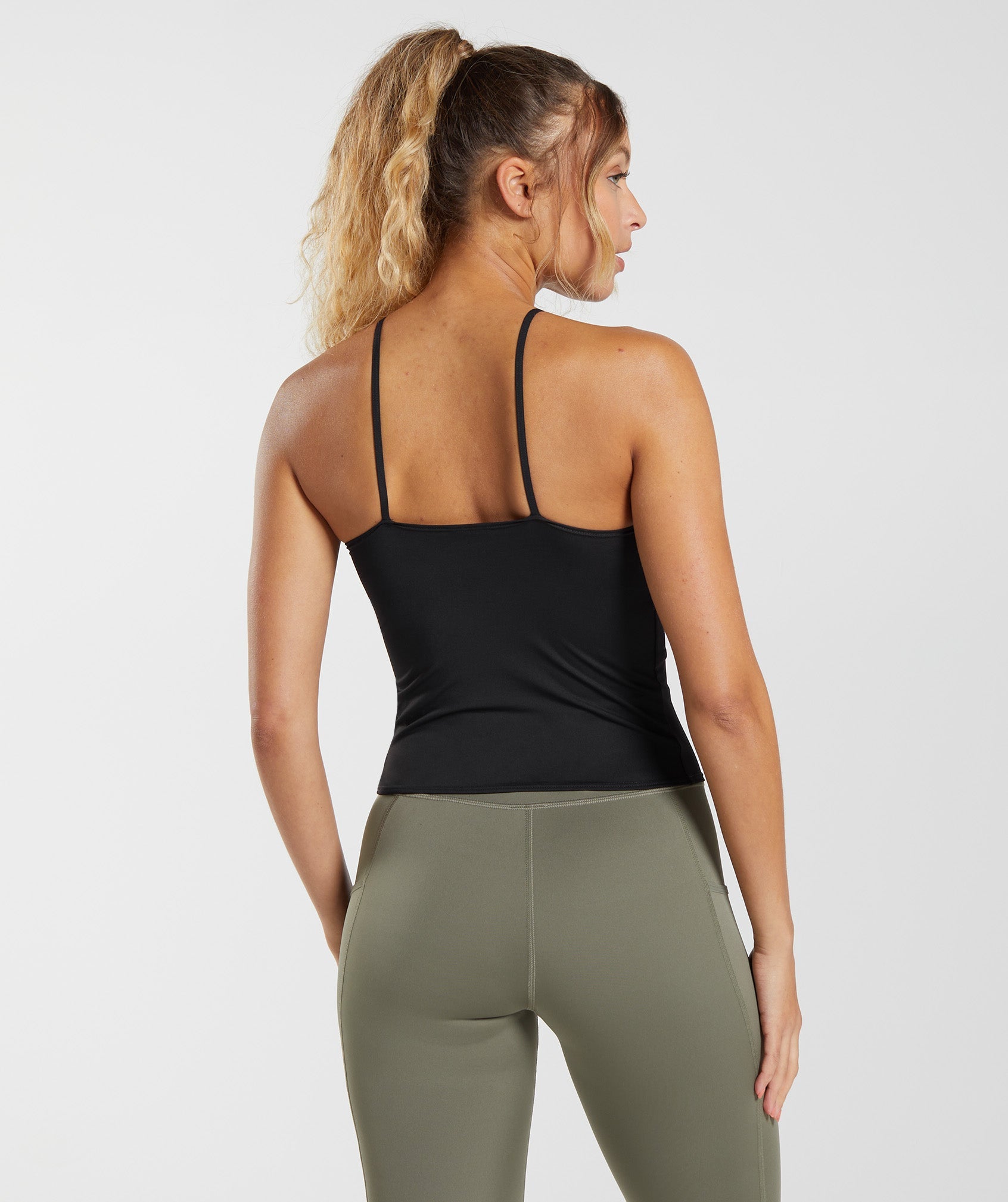 Training Cami Tank in Black - view 2