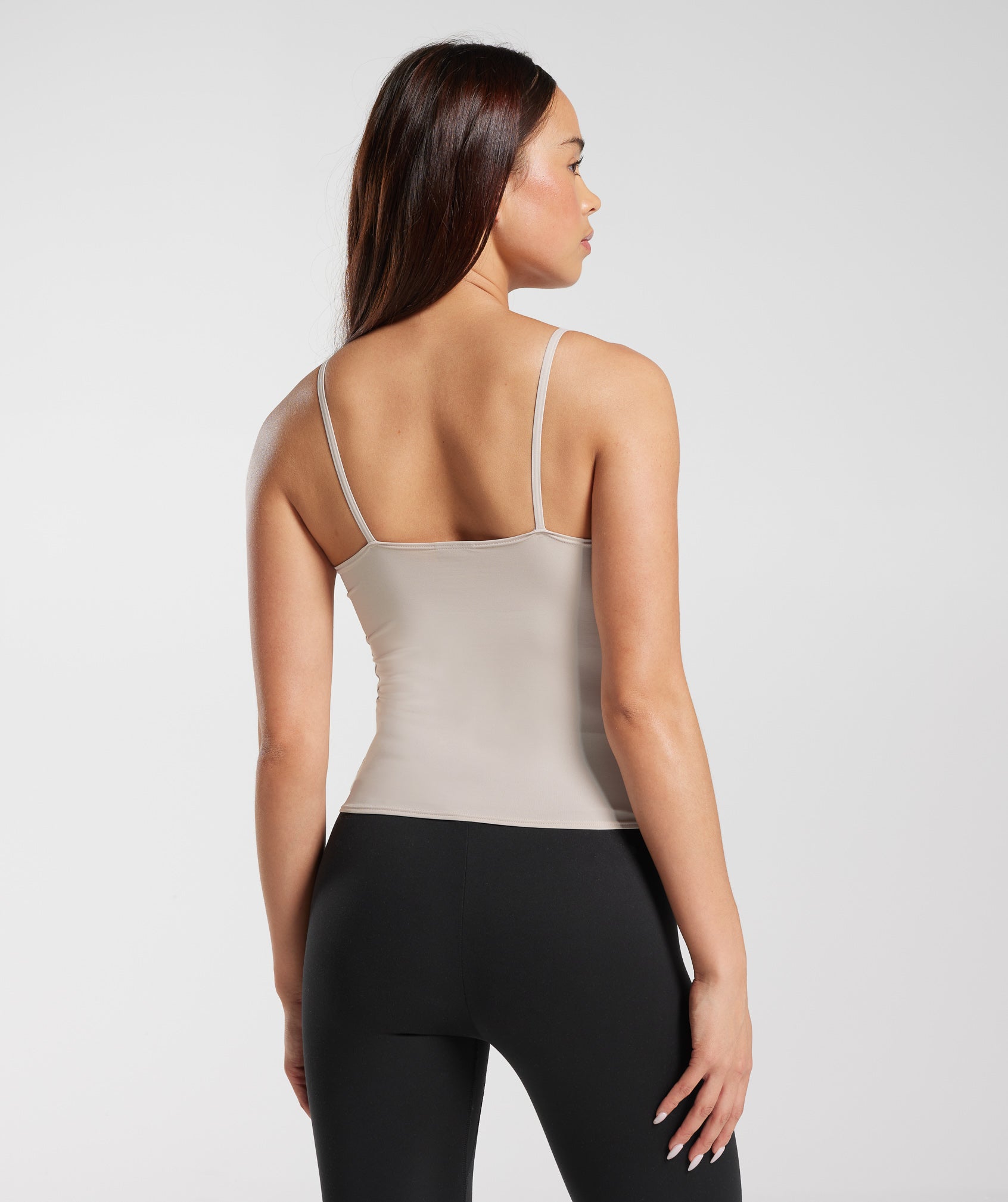 Training Cami Tank in Mushroom Brown - view 2