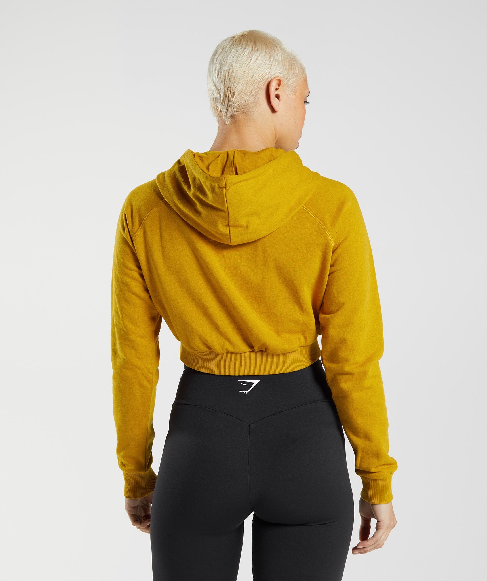 Gymshark Training Cropped Hoodie - Desert Sage Green