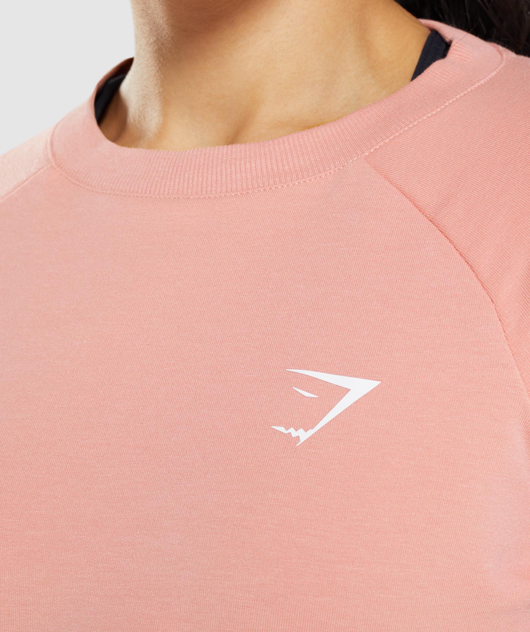 Training Cropped Sweater in Paige Pink - view 6