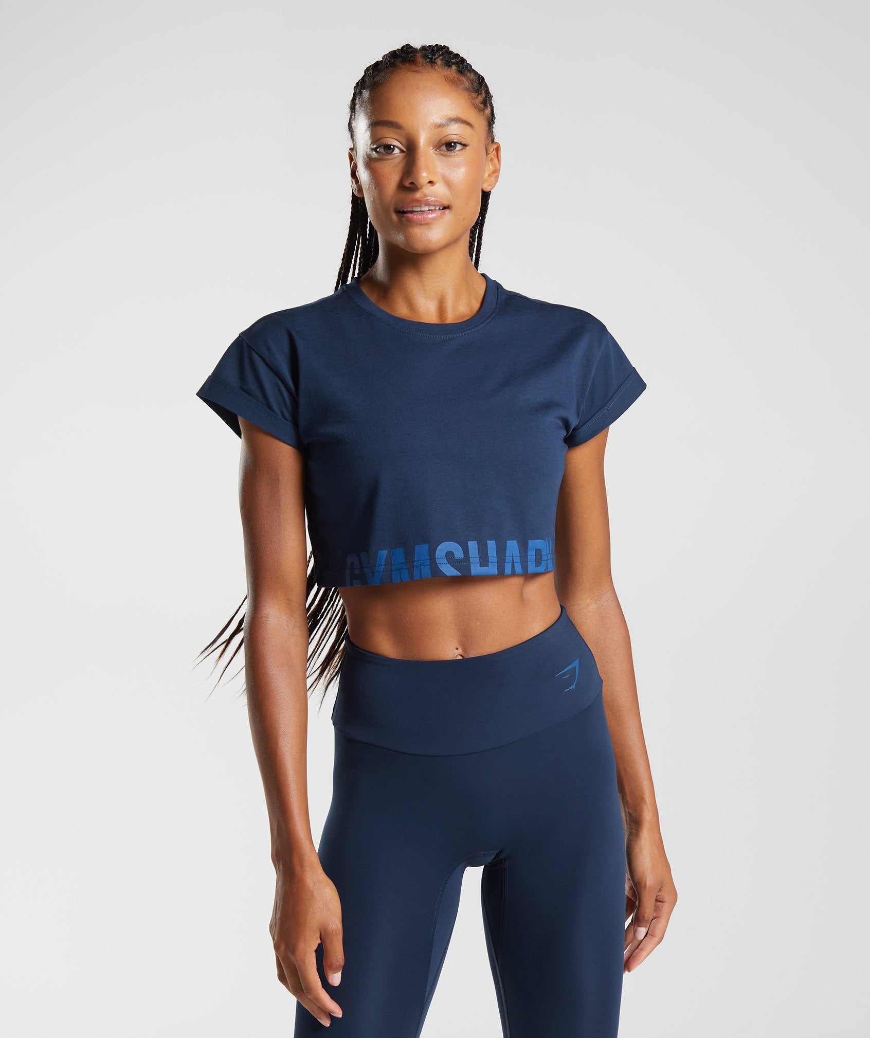 Fraction Crop Top