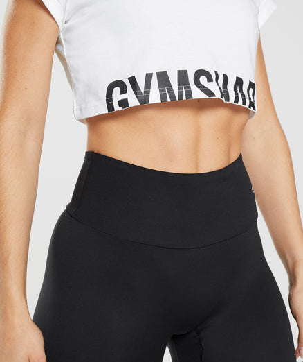 Gymshark FRACTION CROP TOP