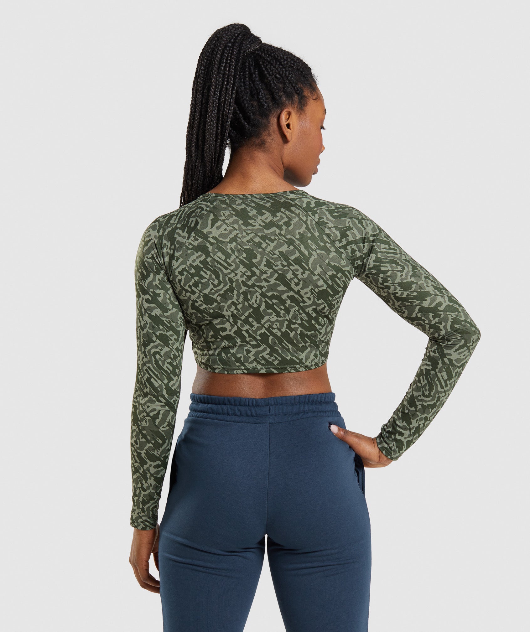 Training Long Sleeve Crop Top