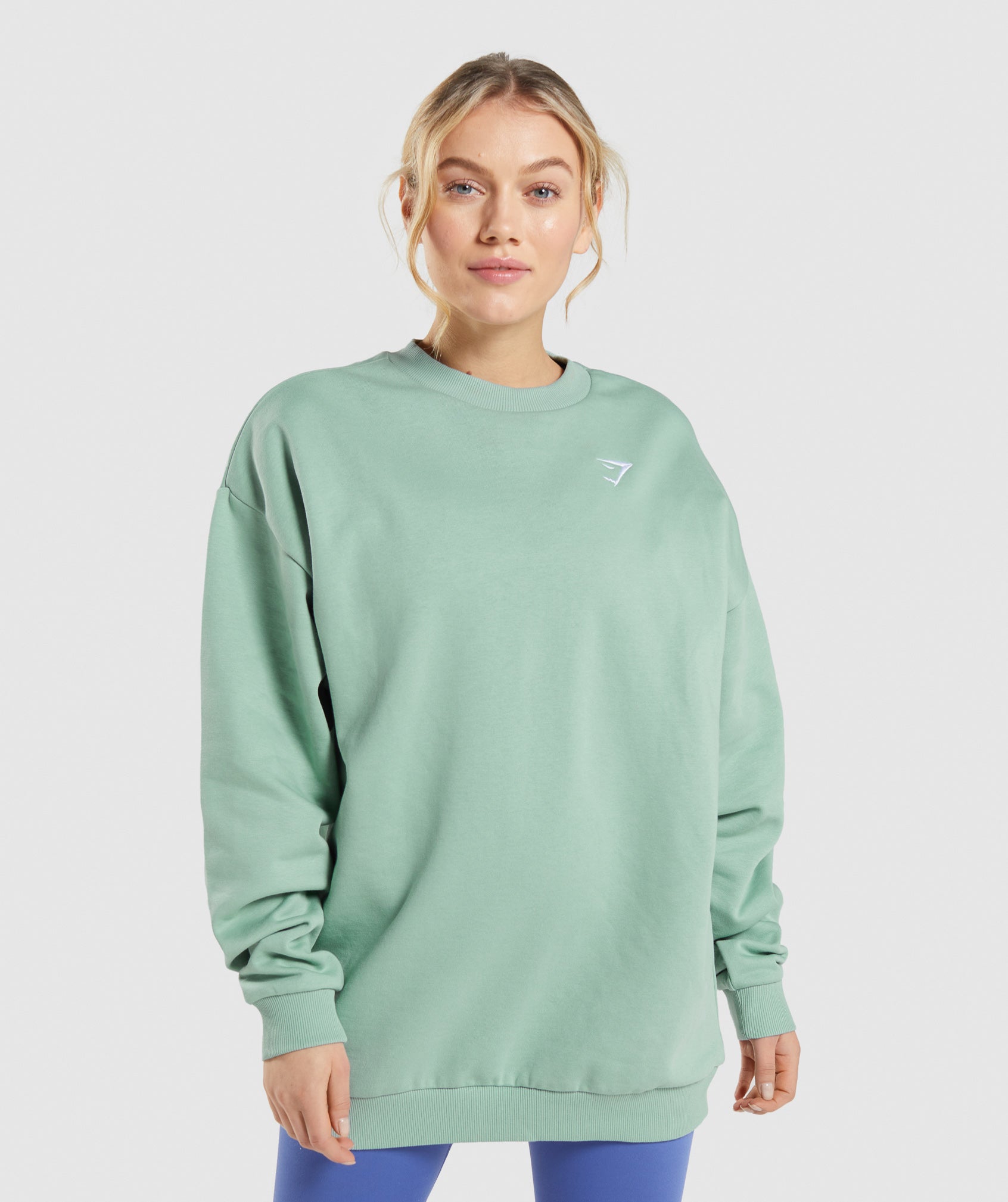 Training Oversized Sweatshirt in Maya Blue - view 1