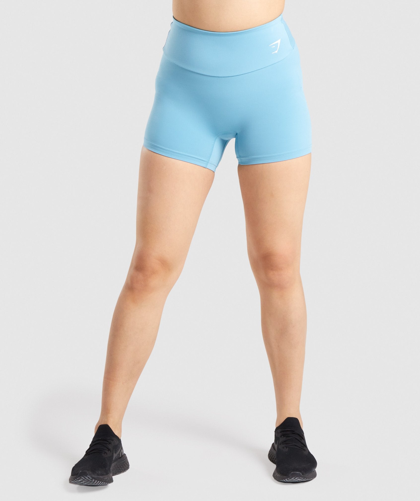 Training Shorts in Light Blue - view 1
