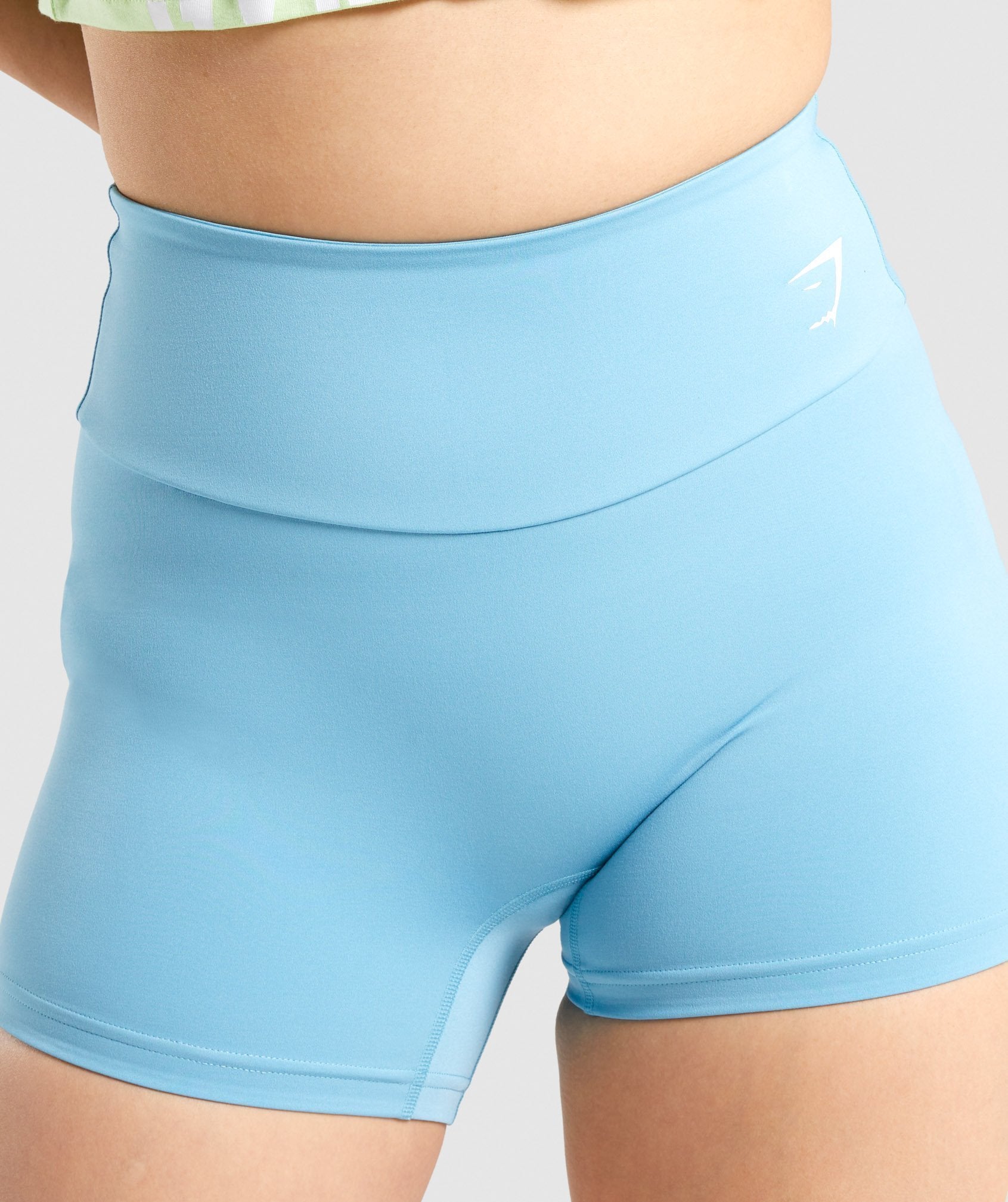 Training Shorts in Light Blue - view 5