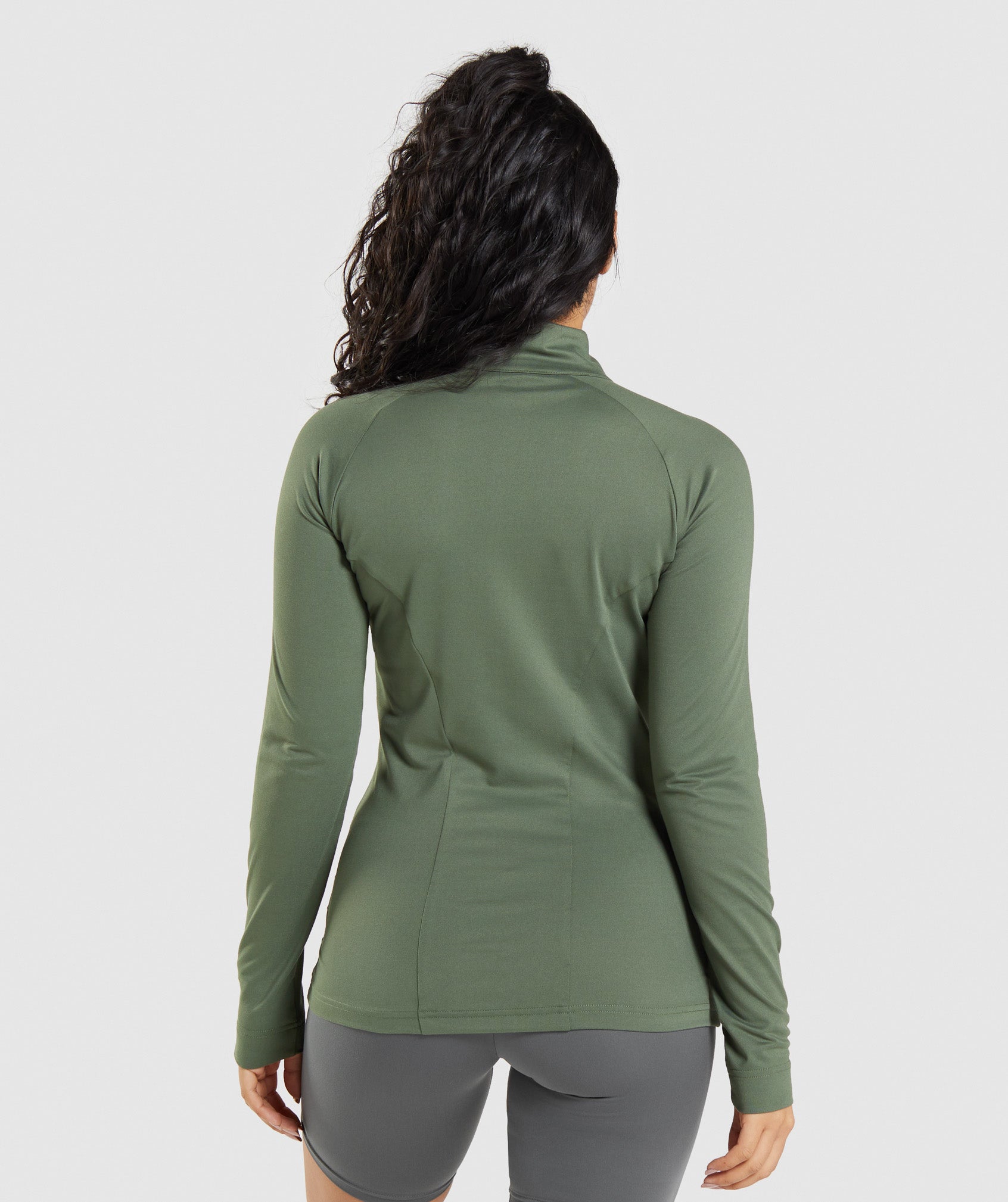 Training Jacket in Core Olive - view 2