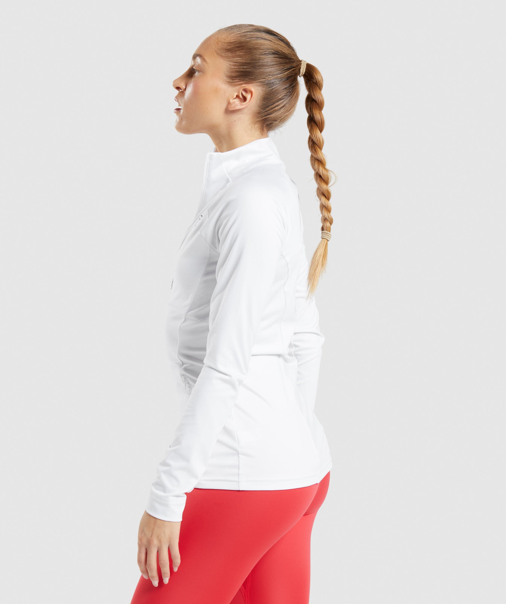 Training Jacket in White - view 3