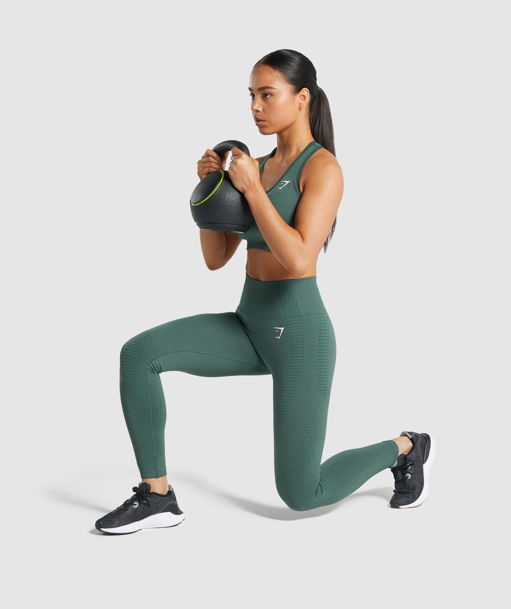 Gymshark Vital Seamless Leggings - Dark Green Marl Size S BRAND NEW,  Women's Fashion, Activewear on Carousell