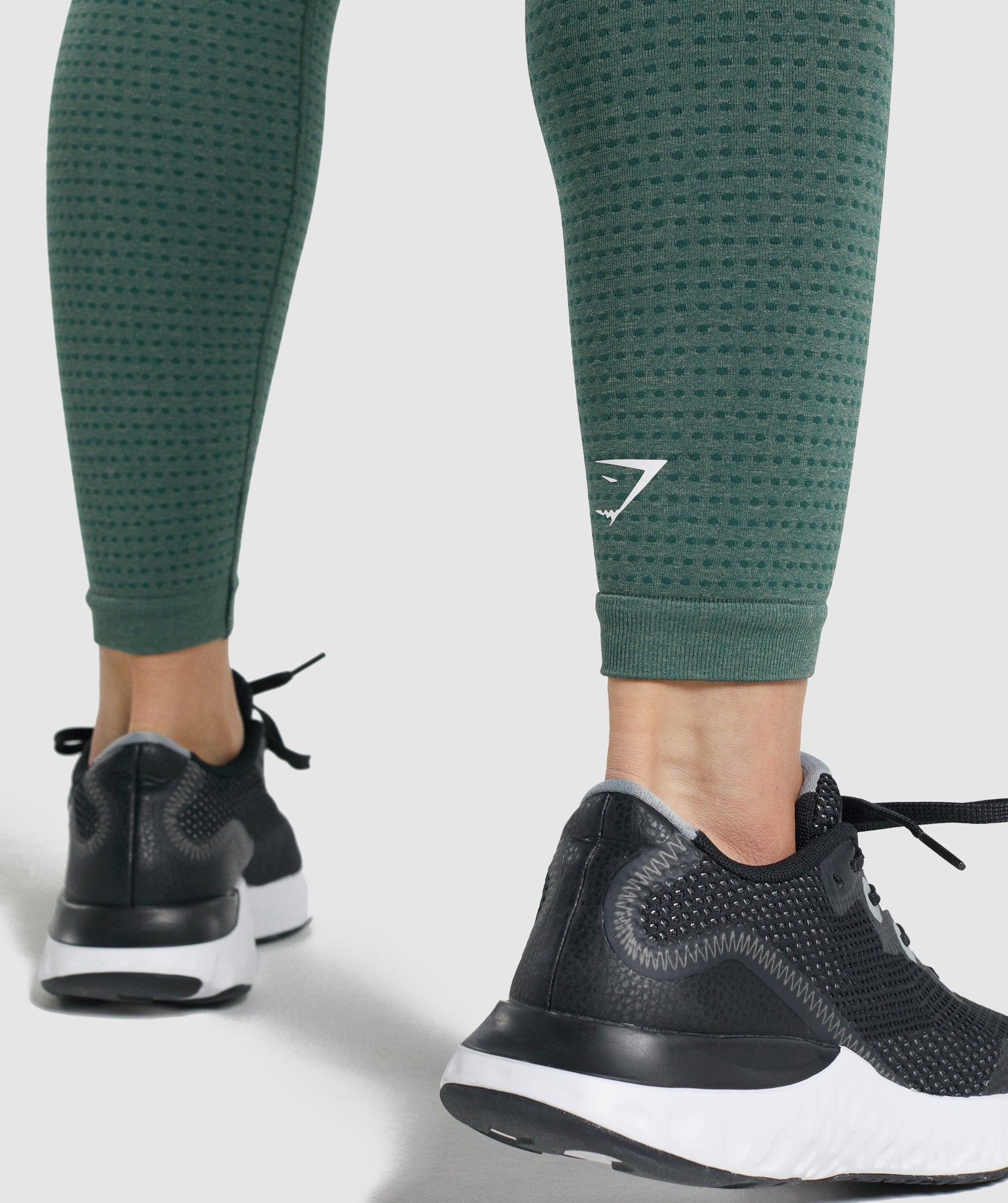 Vital Seamless 2.0 Leggings in Dark Green Marl - view 6