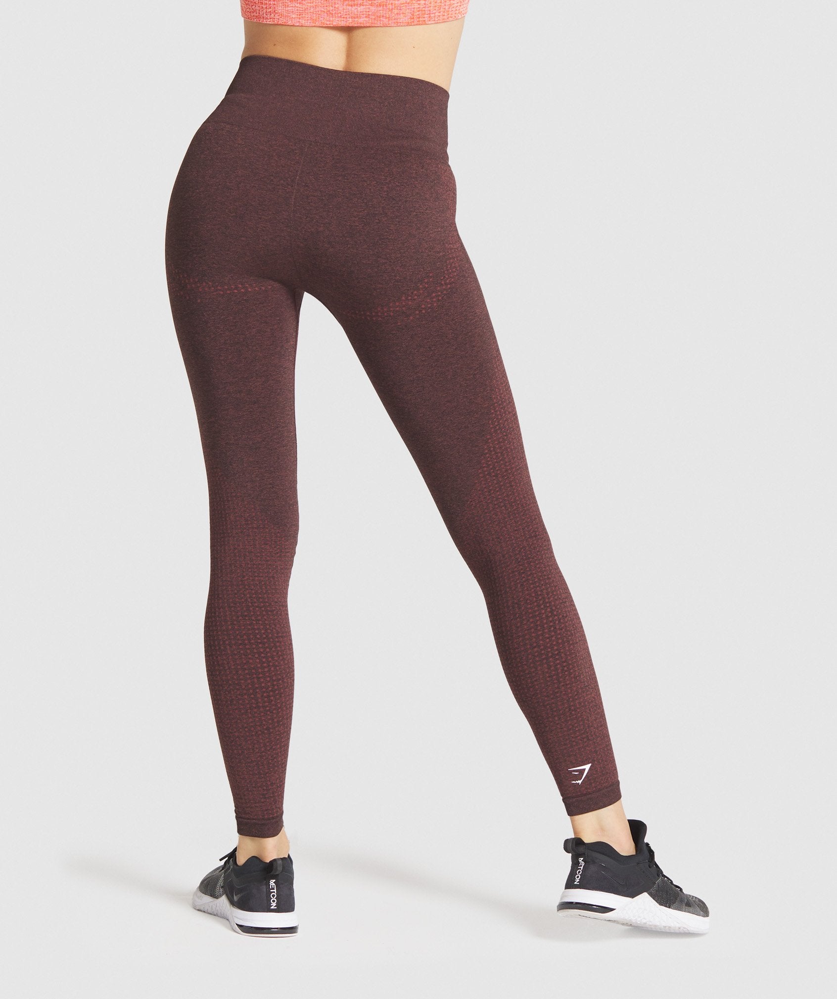 Vital Seamless Leggings in Brown Marl