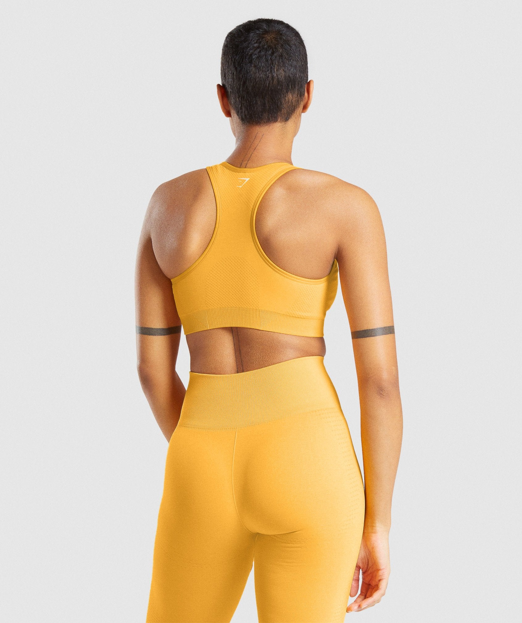 Gymshark Vital Seamless 2.0 Sports Bra - Yellow - Depop