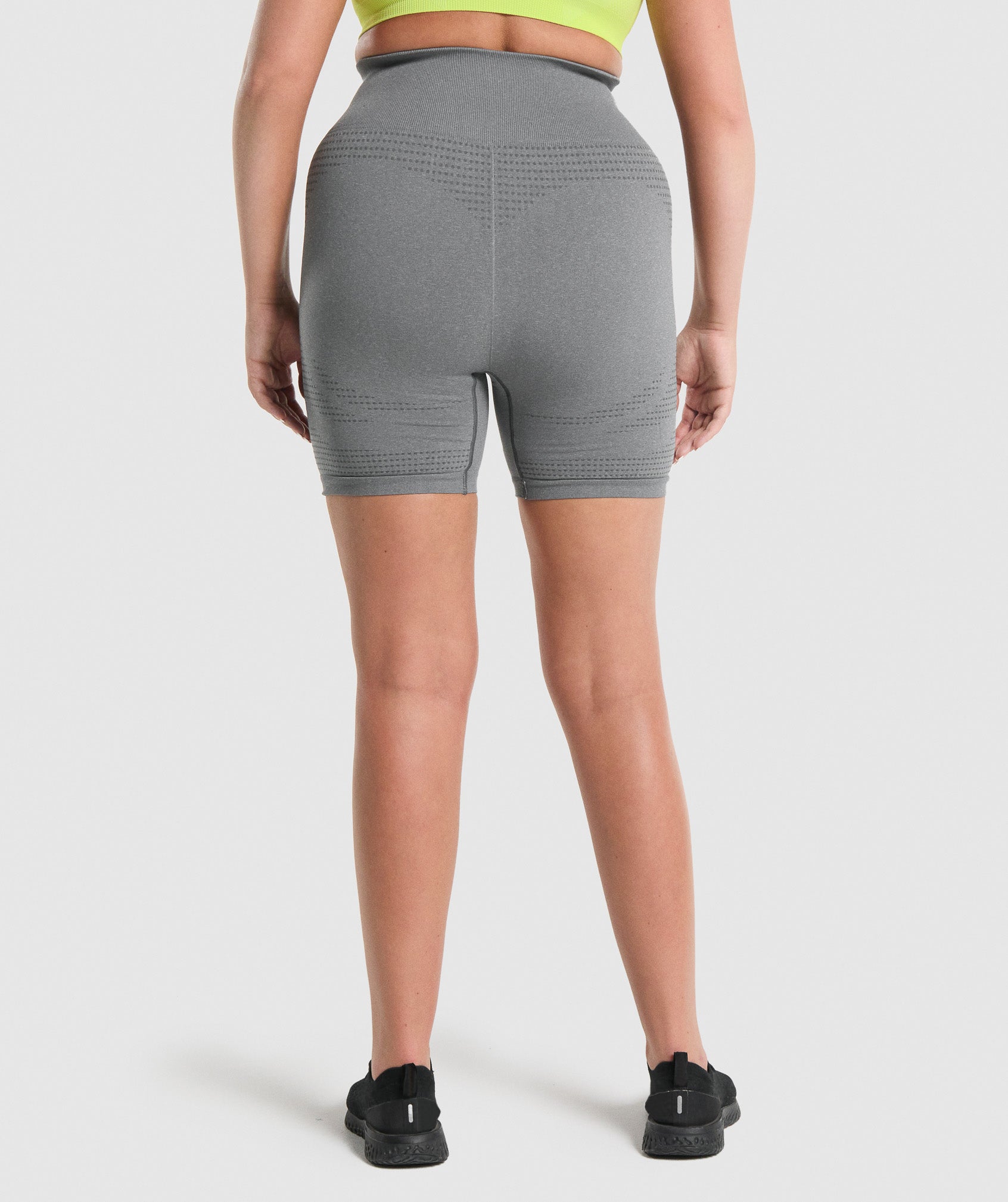 Vital Seamless 2.0 Shorts in Smokey Grey Marl - view 2