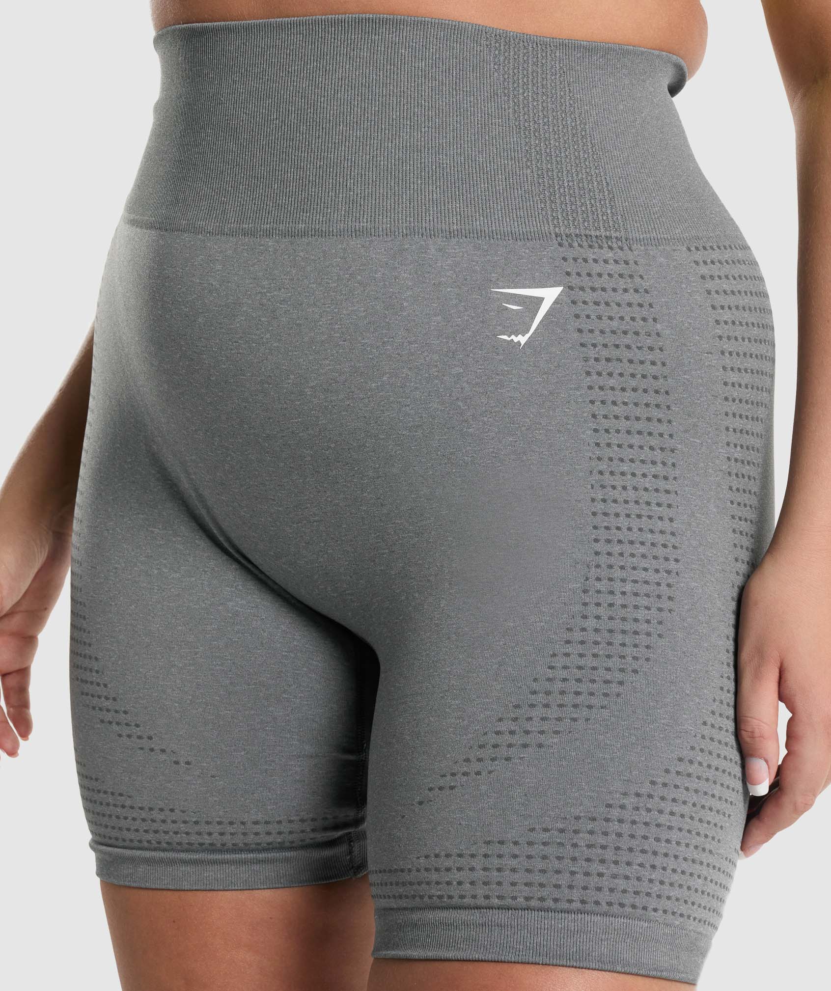 Vital Seamless 2.0 Shorts in Smokey Grey Marl - view 5