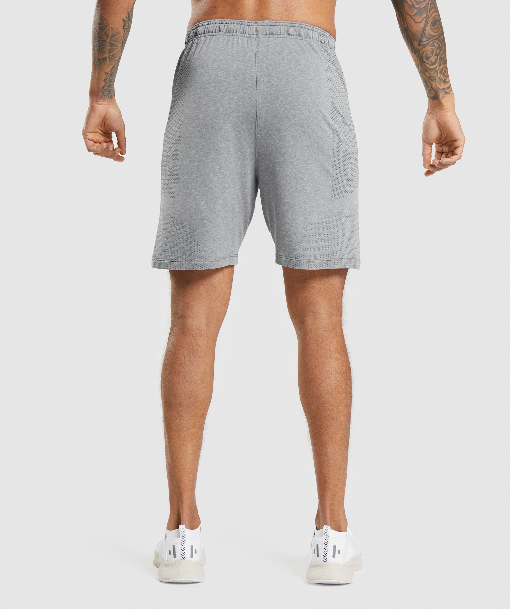 fvwitlyh Gymshark Shorts Men's 11 Inch Relaxed-Fit Stretch-Twill