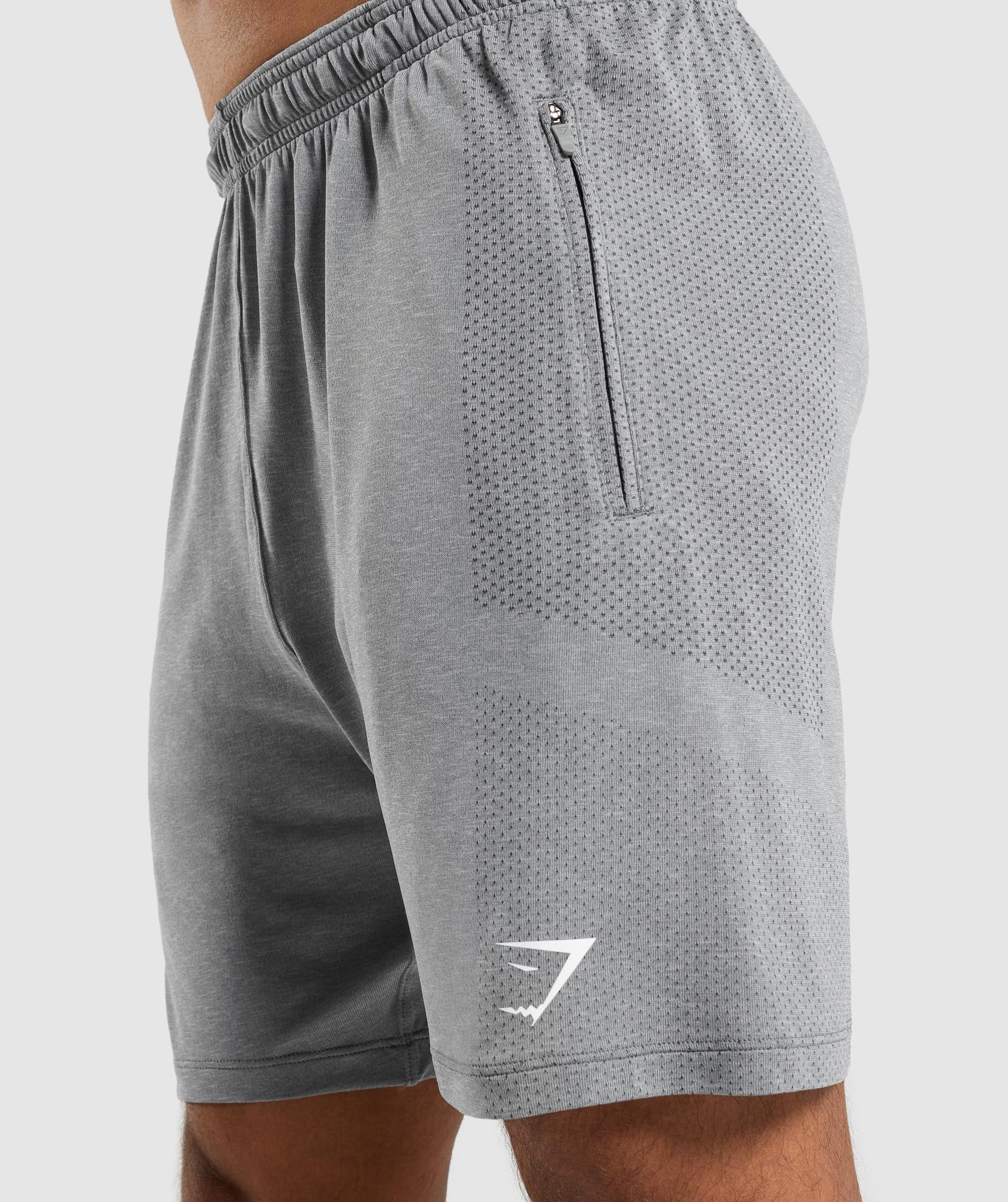 Vital Light Shorts in Charcoal Grey Marl - view 5